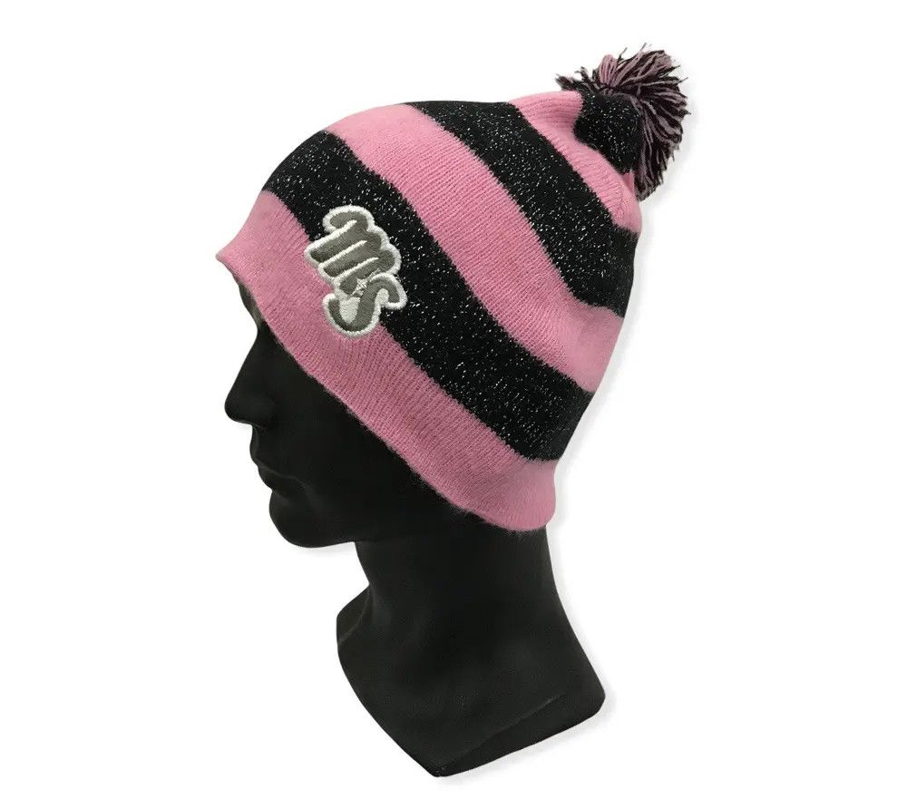 Japanese Brand × Vintage Japanese Brand Stripe Design Beanie Hat Size ONE SIZE - 1 Thumbnail