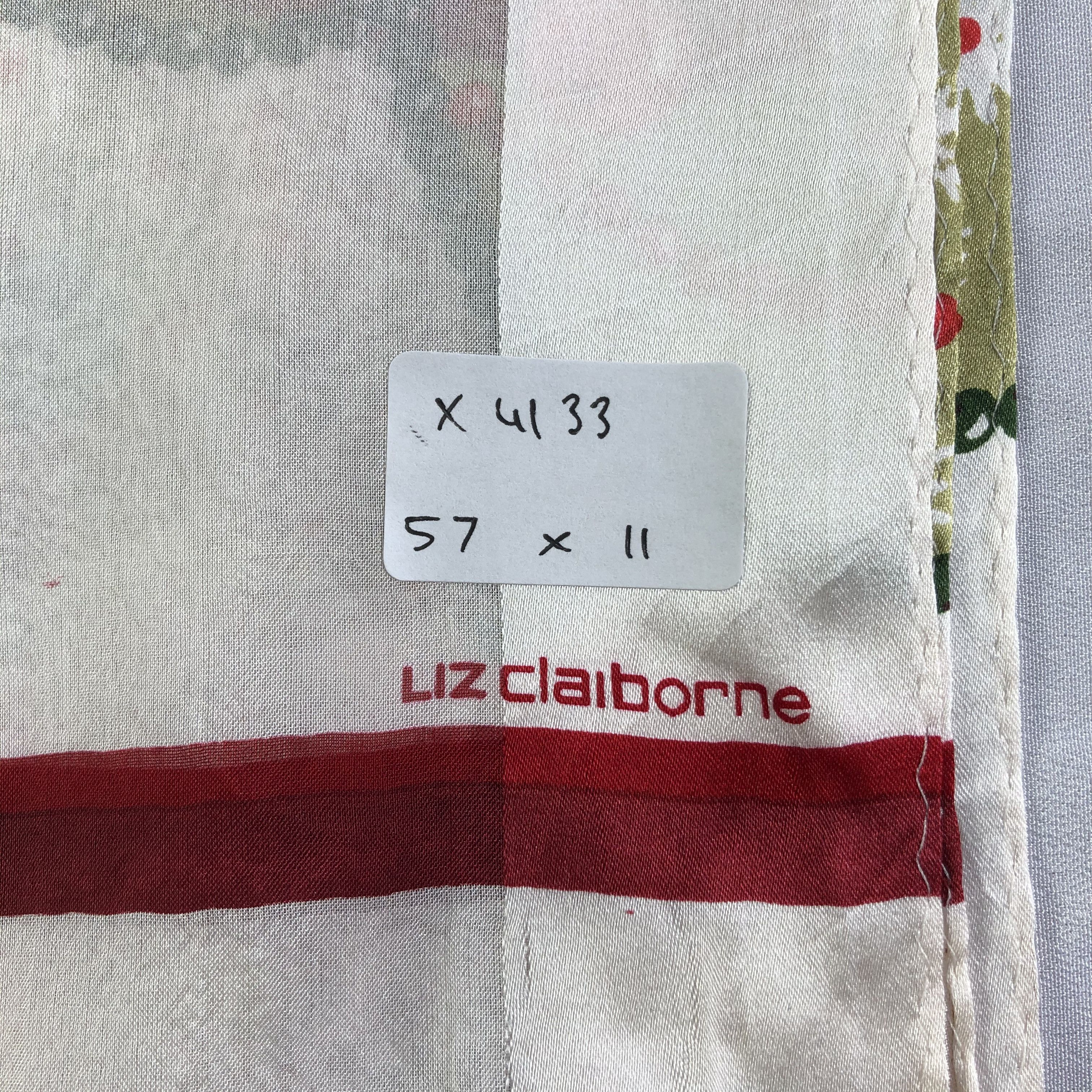 Vintage Vintage Liz Claiborne Silk Scarf Size ONE SIZE - 7 Thumbnail