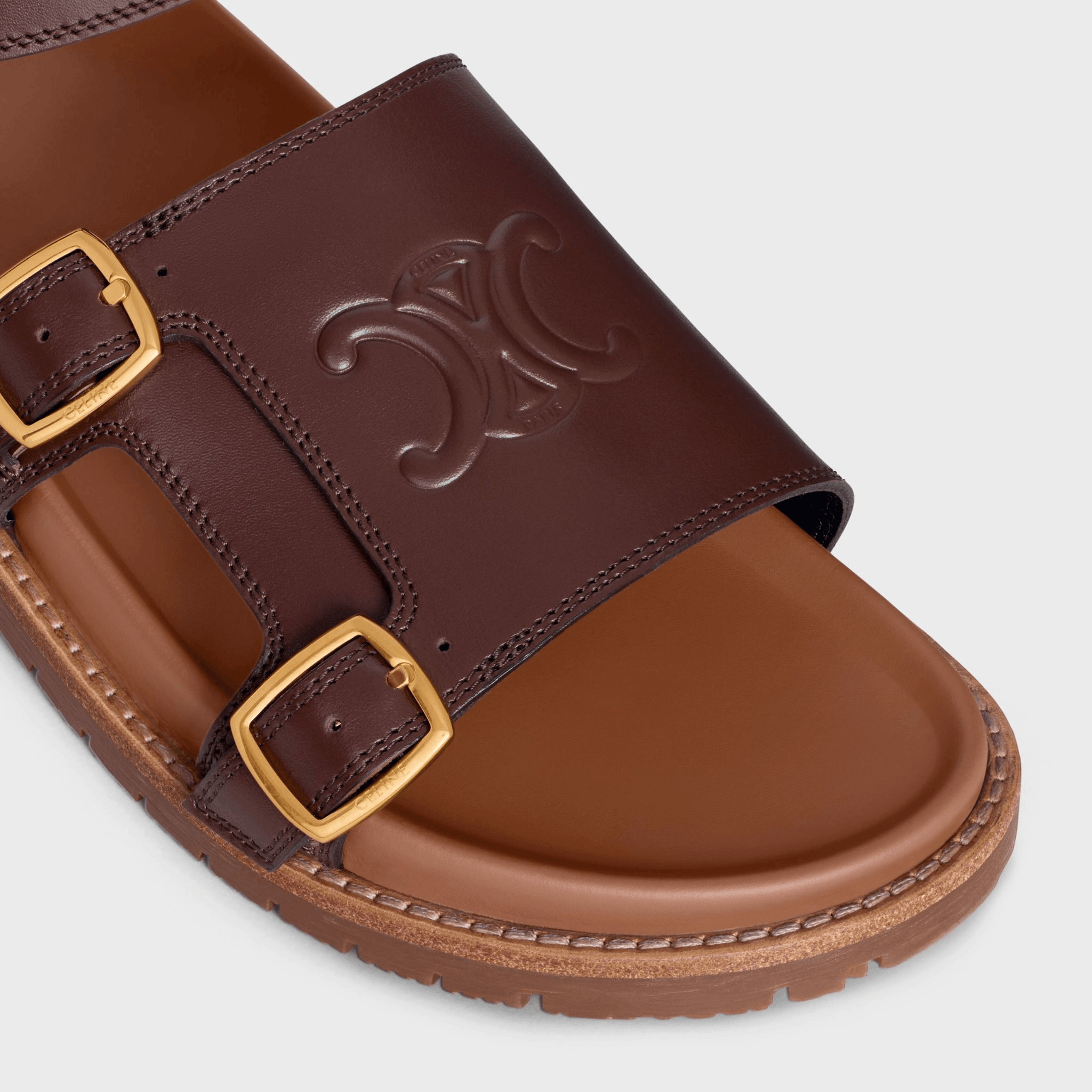 Celine o1bcso1str0625 359743644C Sandals in Brown Size US 8 / IT 38 - 2 Thumbnail