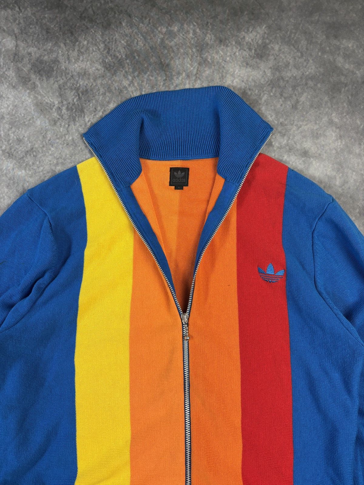 Adidas × Vintage 2005 Adidas Carlo Gruber Track Jacket 2000s VIntage Knit Top Size US L / EU 52-54 / 3 - 4 Thumbnail