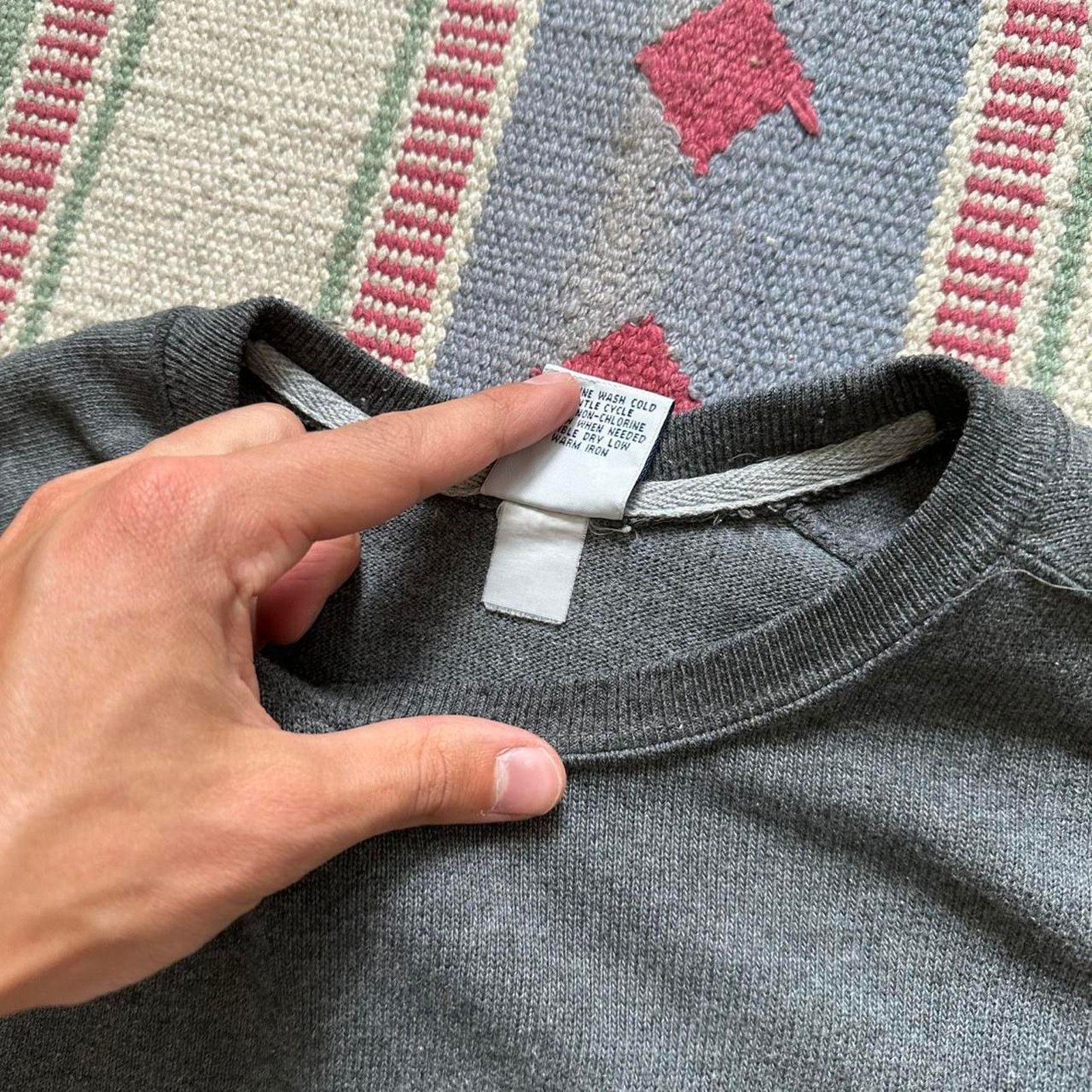 Old Navy × Vintage VINTAGE Y2K Old Navy Striped Longsleeve Sweater Pullover Size US L / EU 52-54 / 3 - 6 Thumbnail