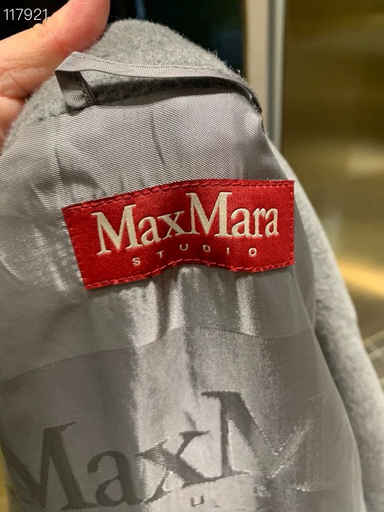 Max Mara Max Mara Grey belted wool coat Size M / US 6-8 / IT 42-44 - 4 Thumbnail
