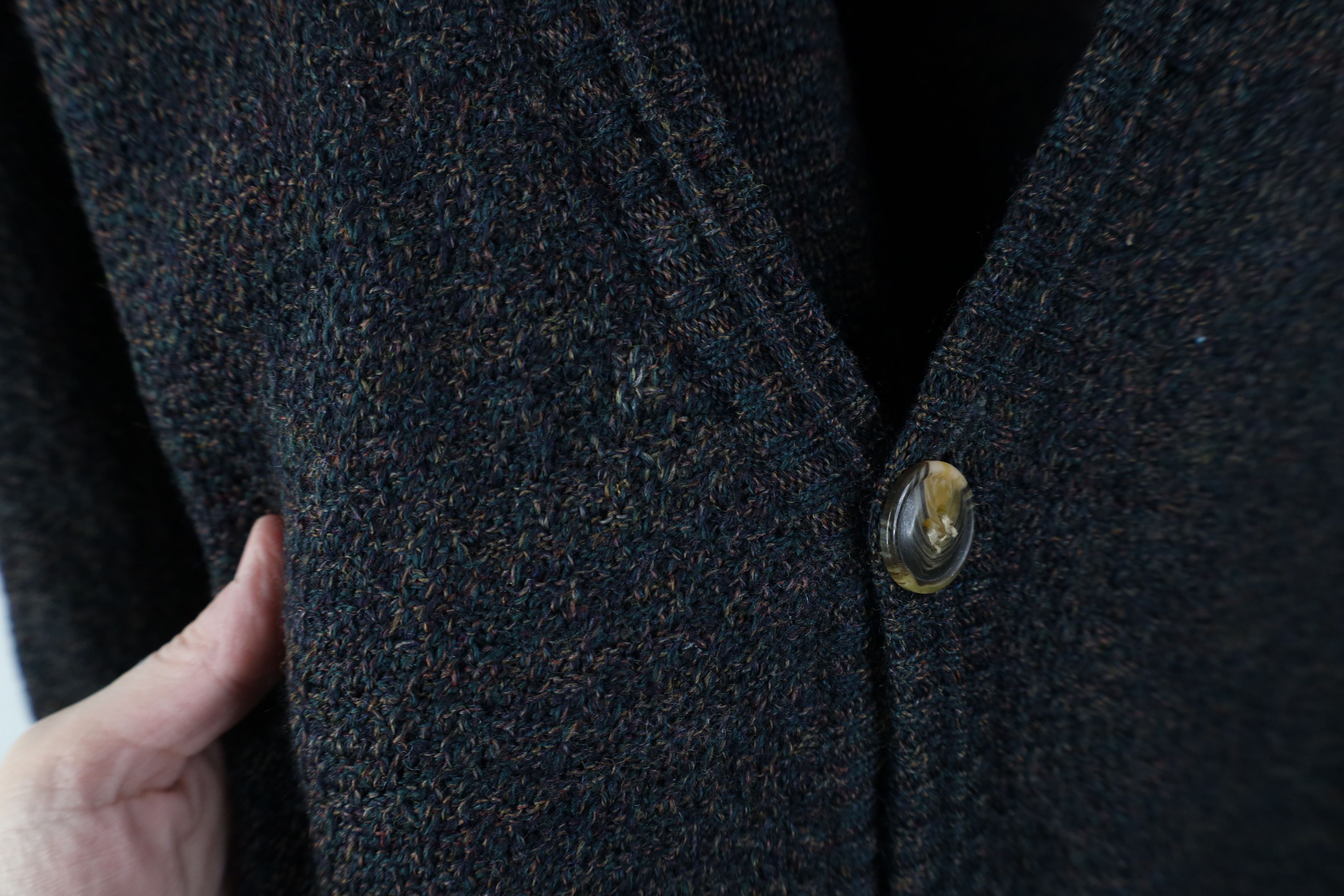 Vintage Vintage 90s Streetwear Knit Cardigan Sweater Wool Blend Size US XXL / EU 58 / 5 - 4 Thumbnail