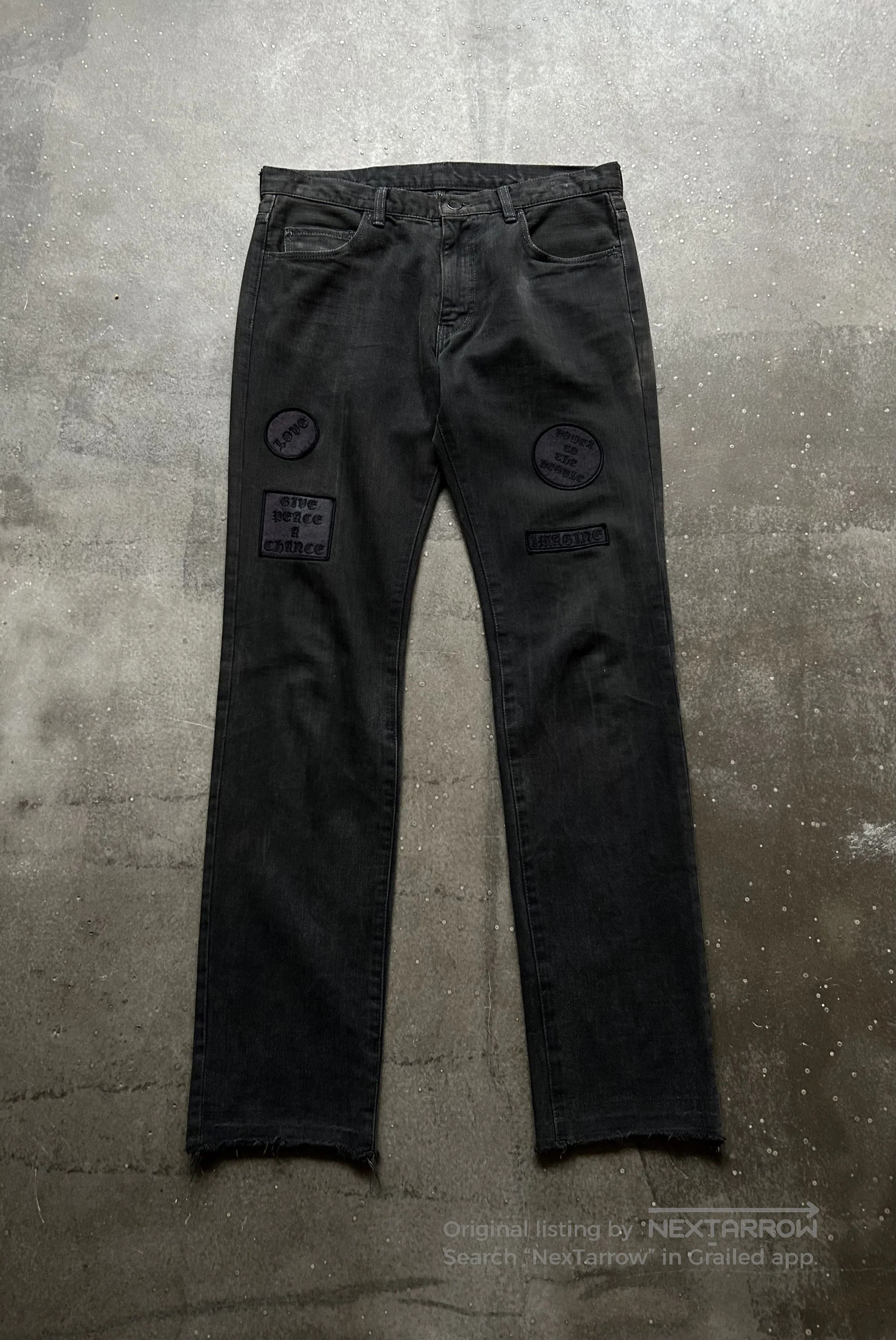Number (N)ine rebel patchwork denim pants by number nine. Size US 34 / EU 50 - 1 Thumbnail