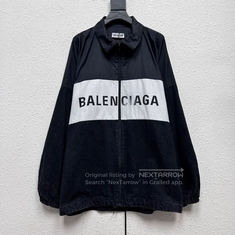 Balenciaga Balenciaga Black Washed Denim and Waterproof Jacket Size XS / US 0-2 / IT 36-38 - 1 Thumbnail