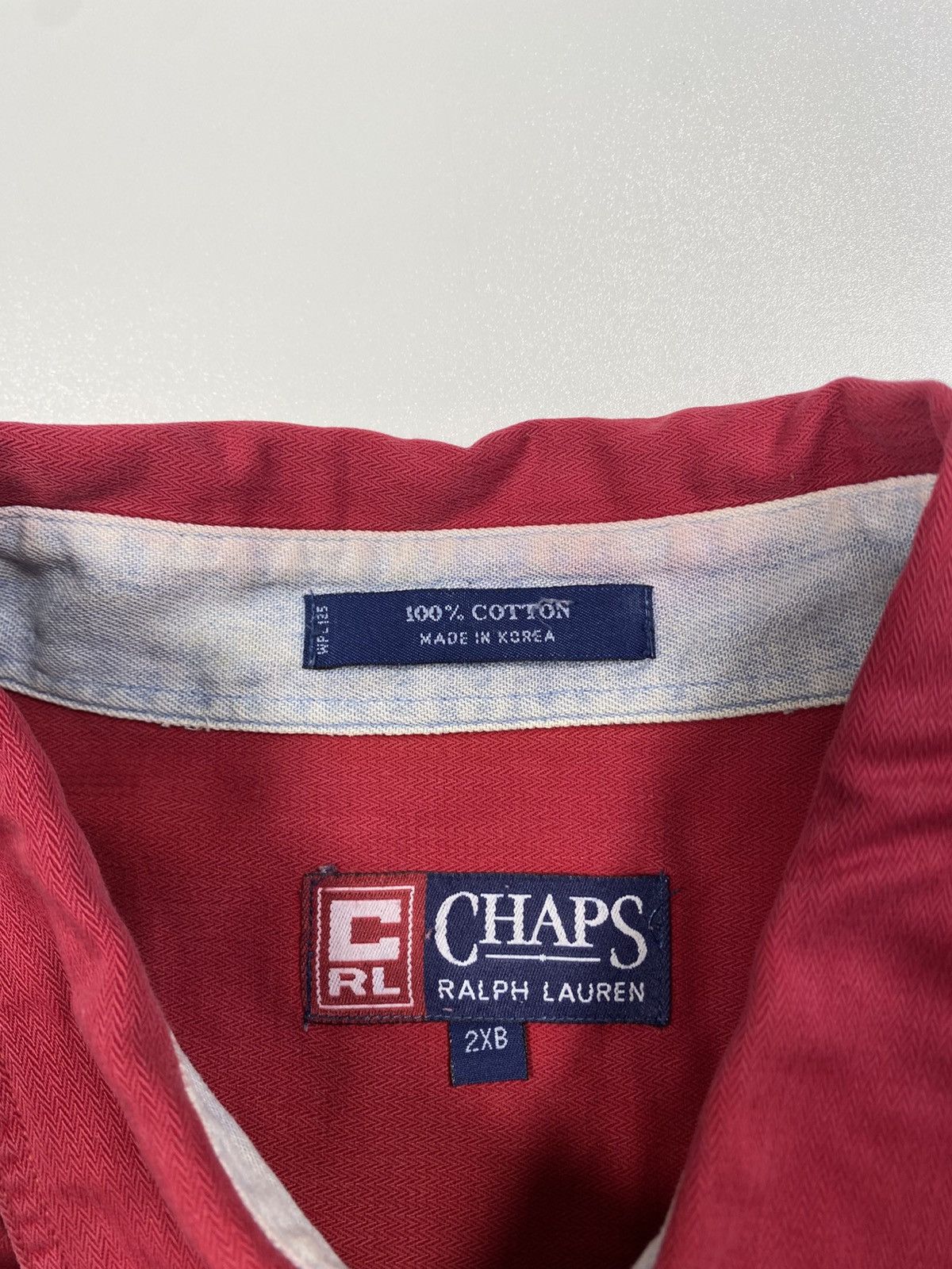 Chaps Ralph Lauren × Vintage Vintage Chaps Ralph Lauren Shirt Size US XXL / EU 58 / 5 - 6 Thumbnail