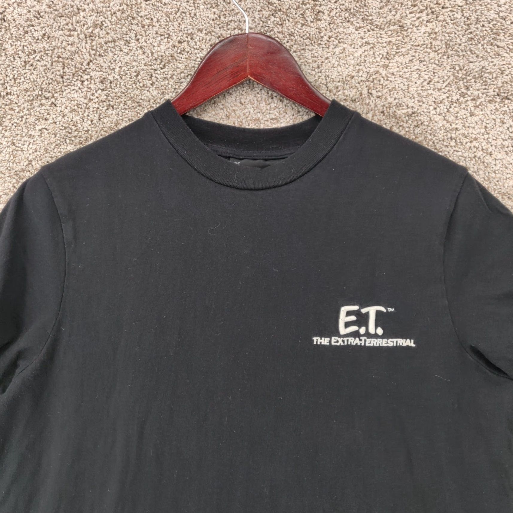 Vintage Universal Studios ET Shirt Mens Small S Black Short Sleeve Extra Terrestrial Size US S / EU 44-46 / 1 - 3 Thumbnail