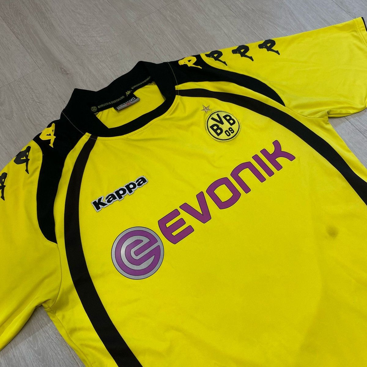 Kappa Kappa Borussia Dortmund 2007/2008 home shirt #18 Lucas Size US XL / EU 56 / 4 - 3 Thumbnail