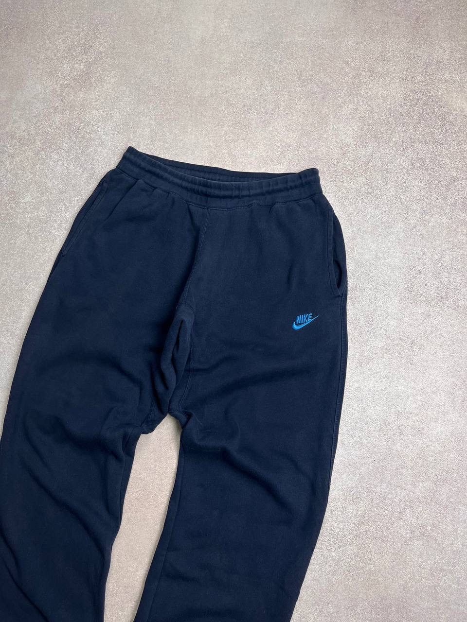 Nike × Vintage Vintage Nike Swoosh Baggy Cotton Sweatpants Y2K L Size US 34 / EU 50 - 2 Thumbnail