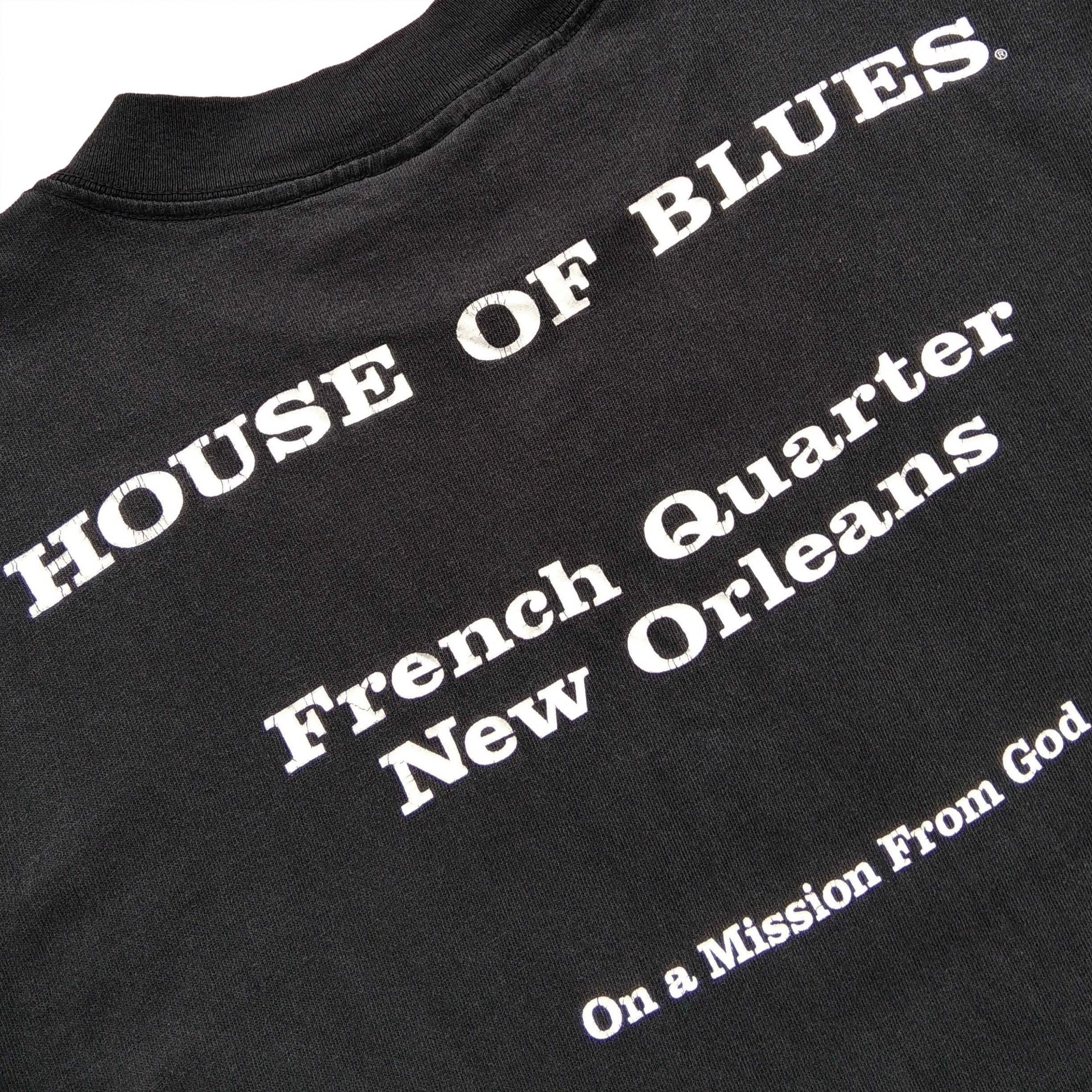 Band Tees Vintage 90's HOUSE OF BLUES T-shirt Single Stitch Size US M / EU 48-50 / 2 - 5 Thumbnail
