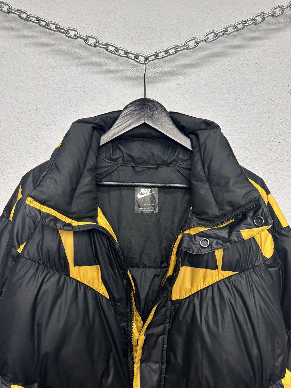 Nike Nike Down Black Utility Jacket Streetwear Style Vintage Size US M / EU 48-50 / 2 - 6 Thumbnail