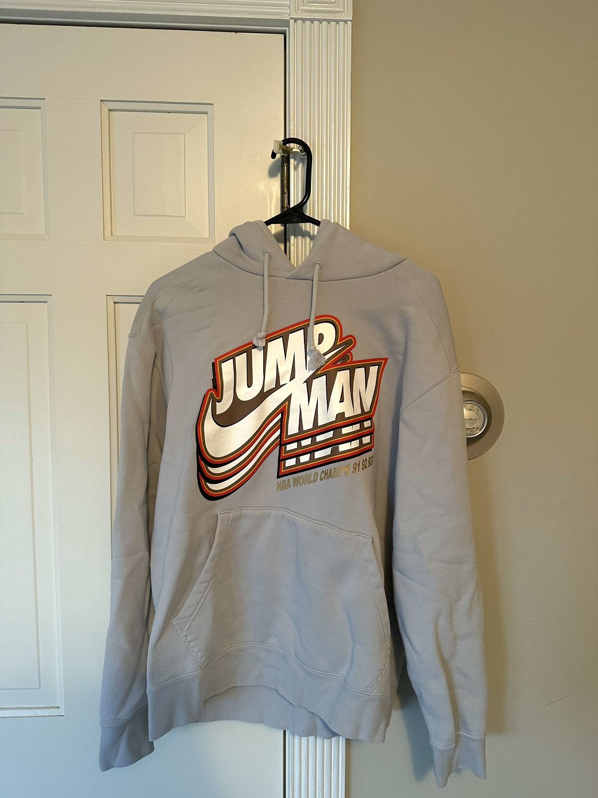 image of Jordan Nike Hoodie in Red, Men's (Size Medium)