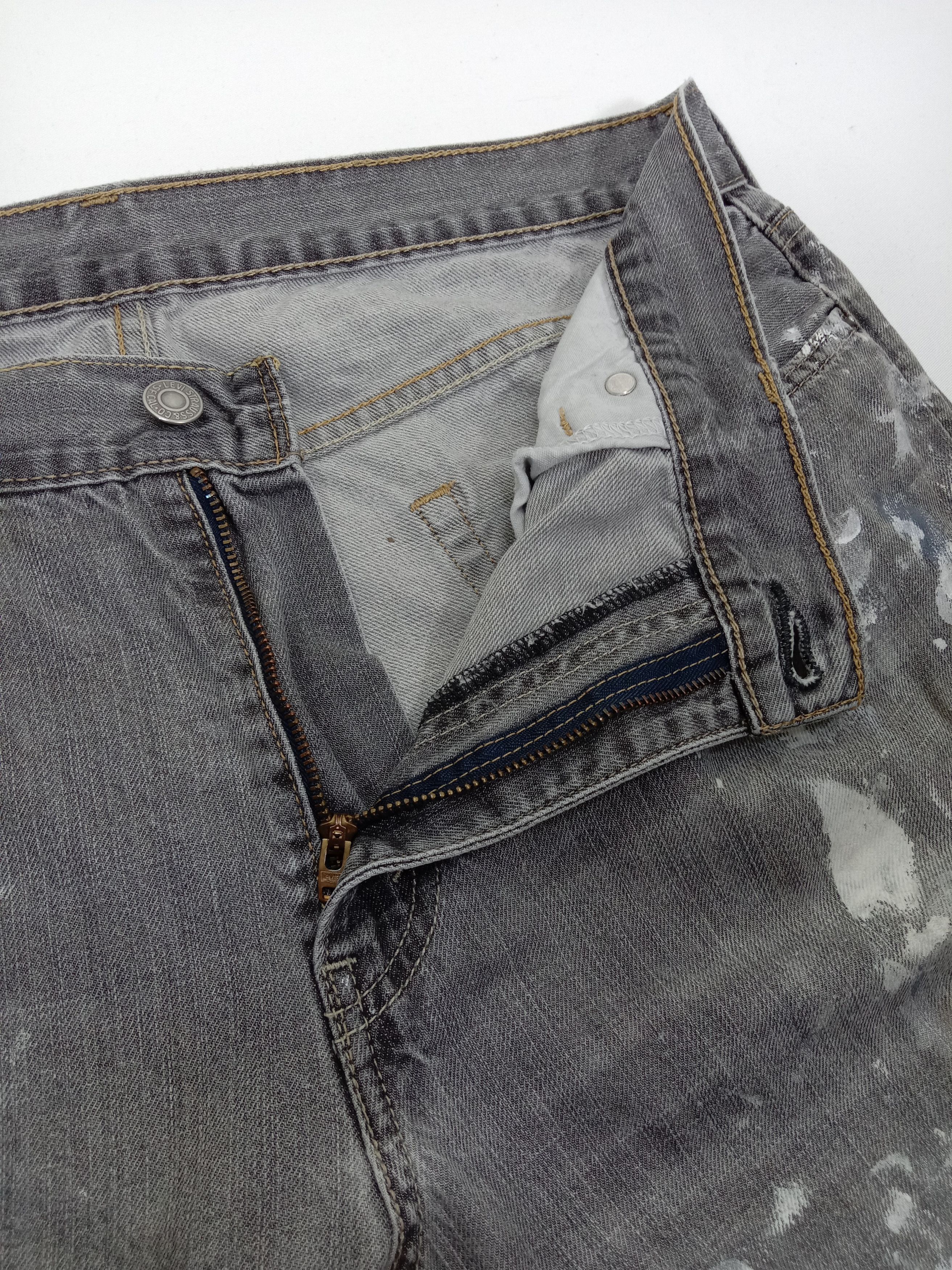 Levi's Vintage Levi's 514 Paint Splatter Jeans Straight Fit Denim Size US 34 / EU 50 - 9 Thumbnail