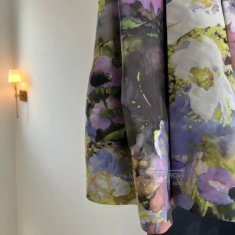Lanvin Lanvin Floral Print Women's Skirt . Size 28" / US 6 / IT 42 - 4 Thumbnail