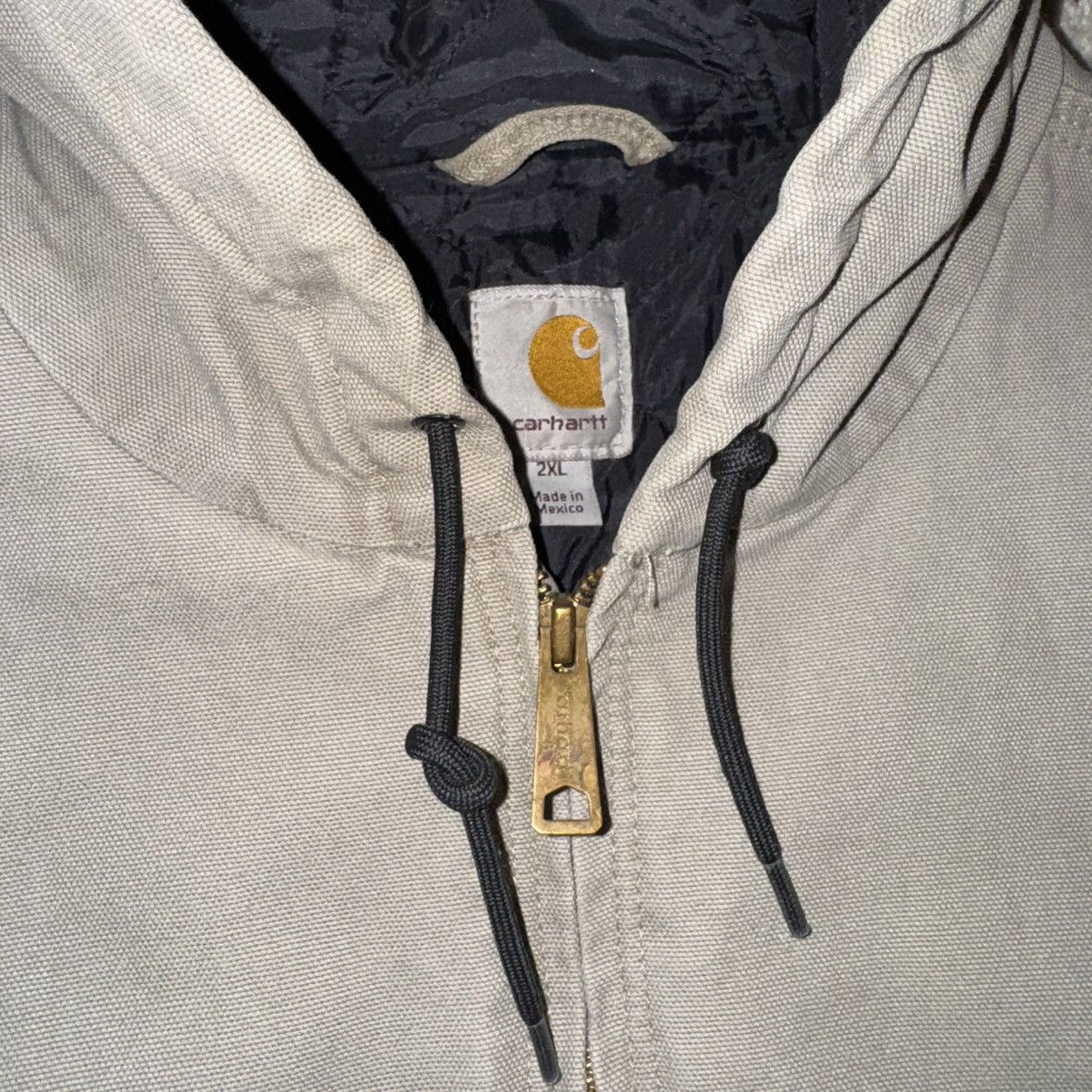 Carhartt × Vintage VINAGE CARHARTT HOODED DUCK CANVAS DISTRESSED WORK JACKET Size US XXL / EU 58 / 5 - 11 Thumbnail