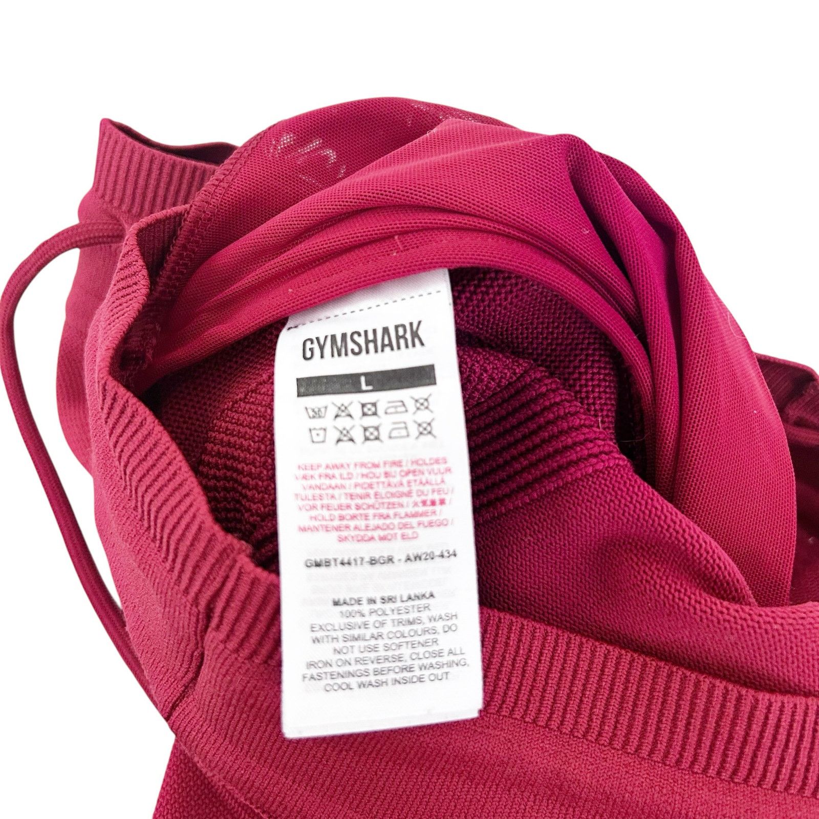 Gymshark Gymshark Red True Knit Joggers Sz L Size US 33 - 4 Thumbnail