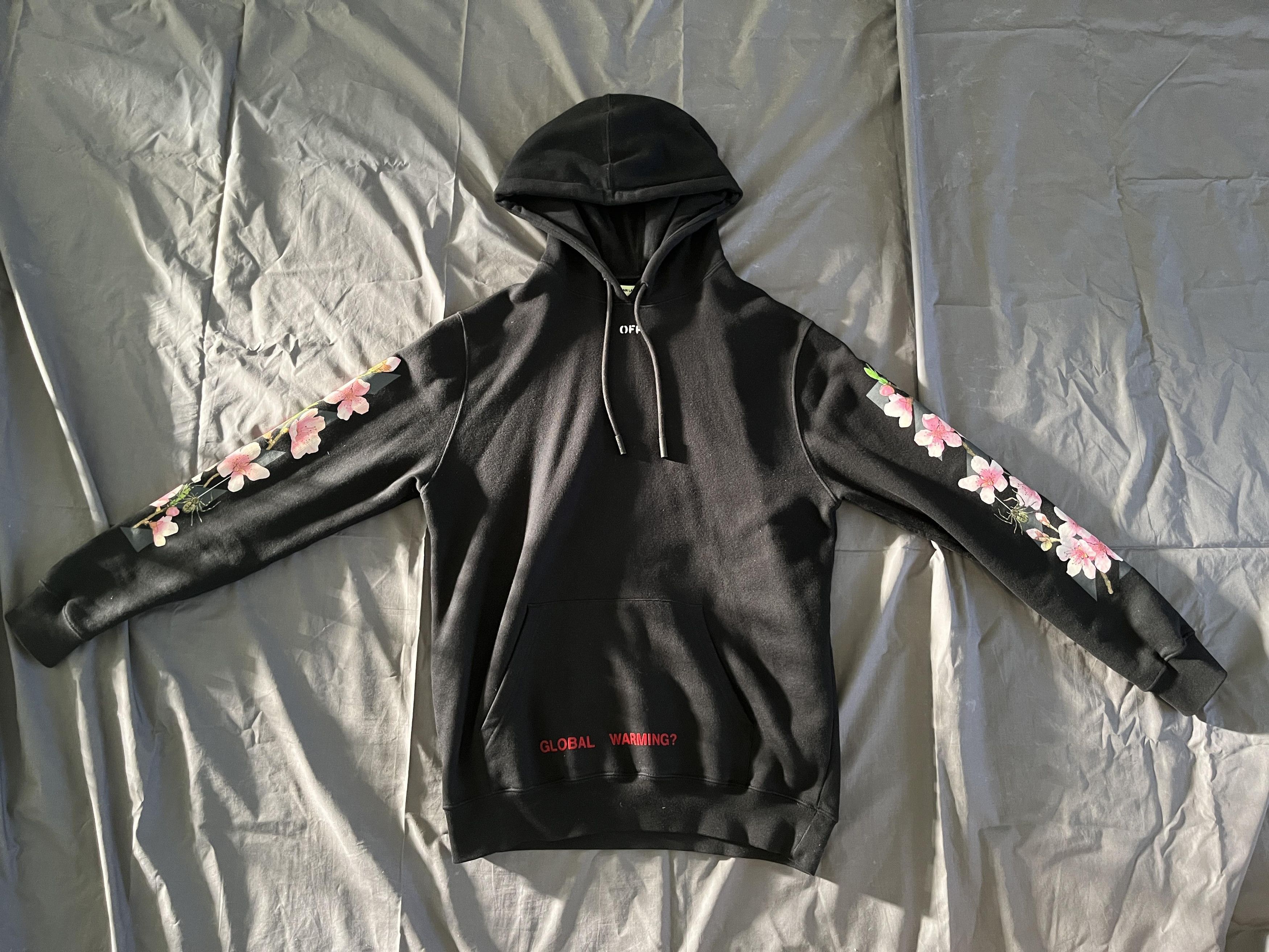 Off White Off White Cherry Blossom Hoodie Grailed