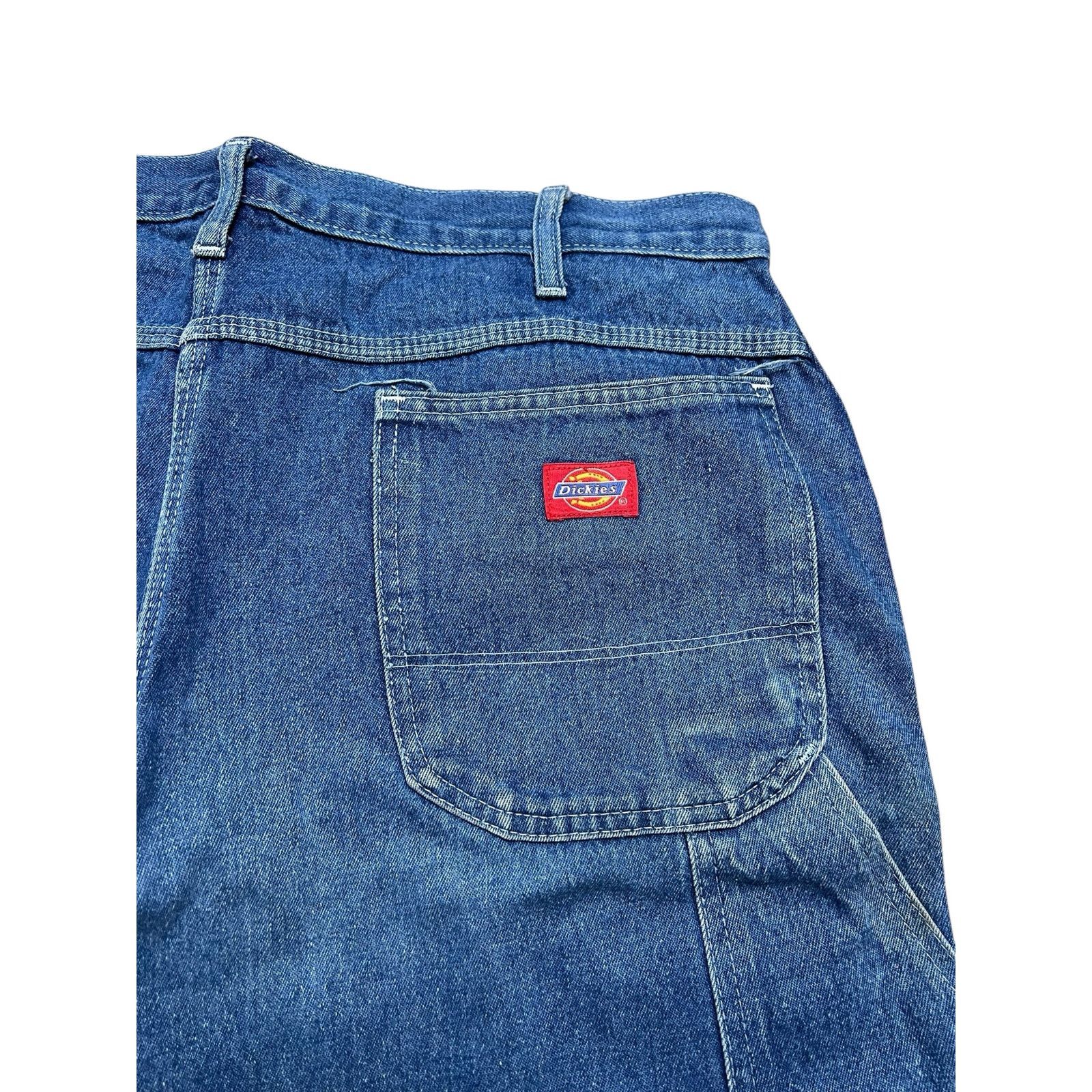 Dickies Vintage 80s Dickies Carpenter Jeans Actual Sz 36x28 Blue Size US 38 / EU 54 - 10 Thumbnail
