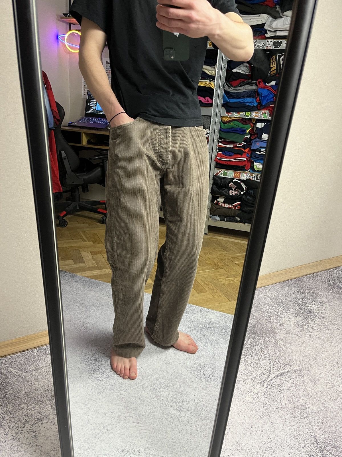Carhartt Vintage Carhartt Staff Deep Corduroy Work Pants Skater Size US 32 / EU 48 - 2 Thumbnail