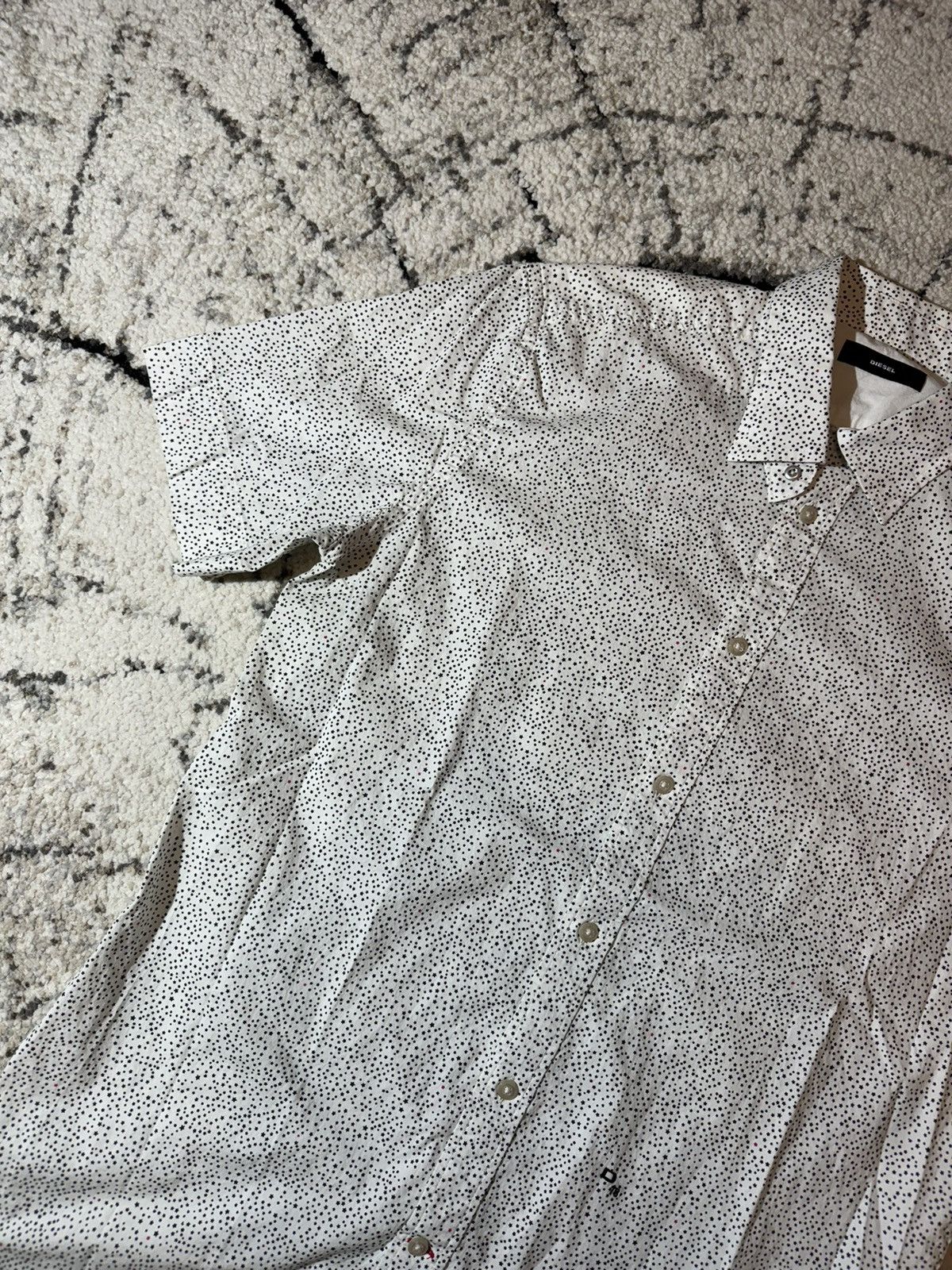 Diesel × Vintage Diesel Star Printer Shortsleeve Shirt Vintage XL size Size US XL / EU 56 / 4 - 3 Thumbnail