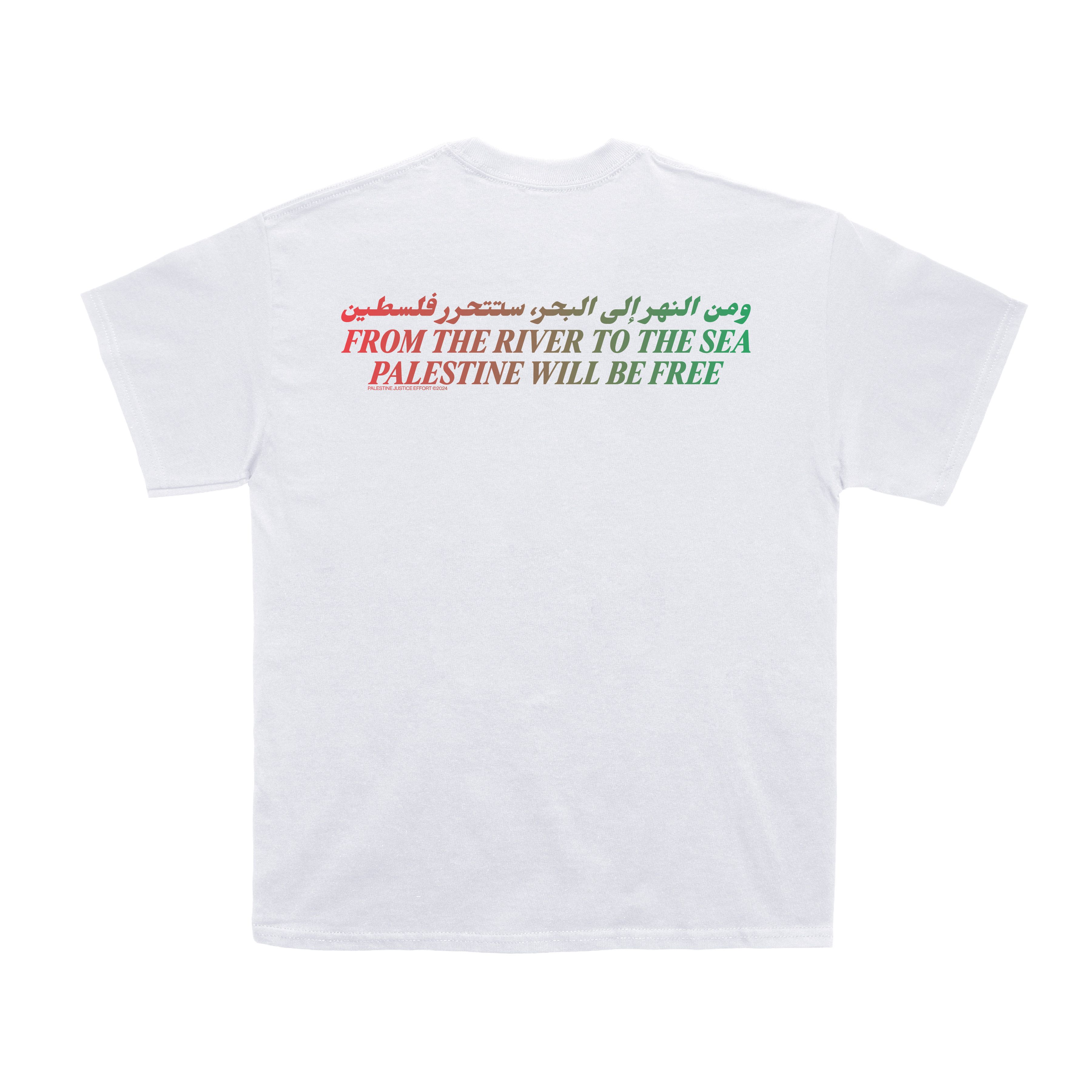 Other FREE PALESTINE RIVER TO SEA T-SHIRT Size US L / EU 52-54 / 3 - 2 Thumbnail