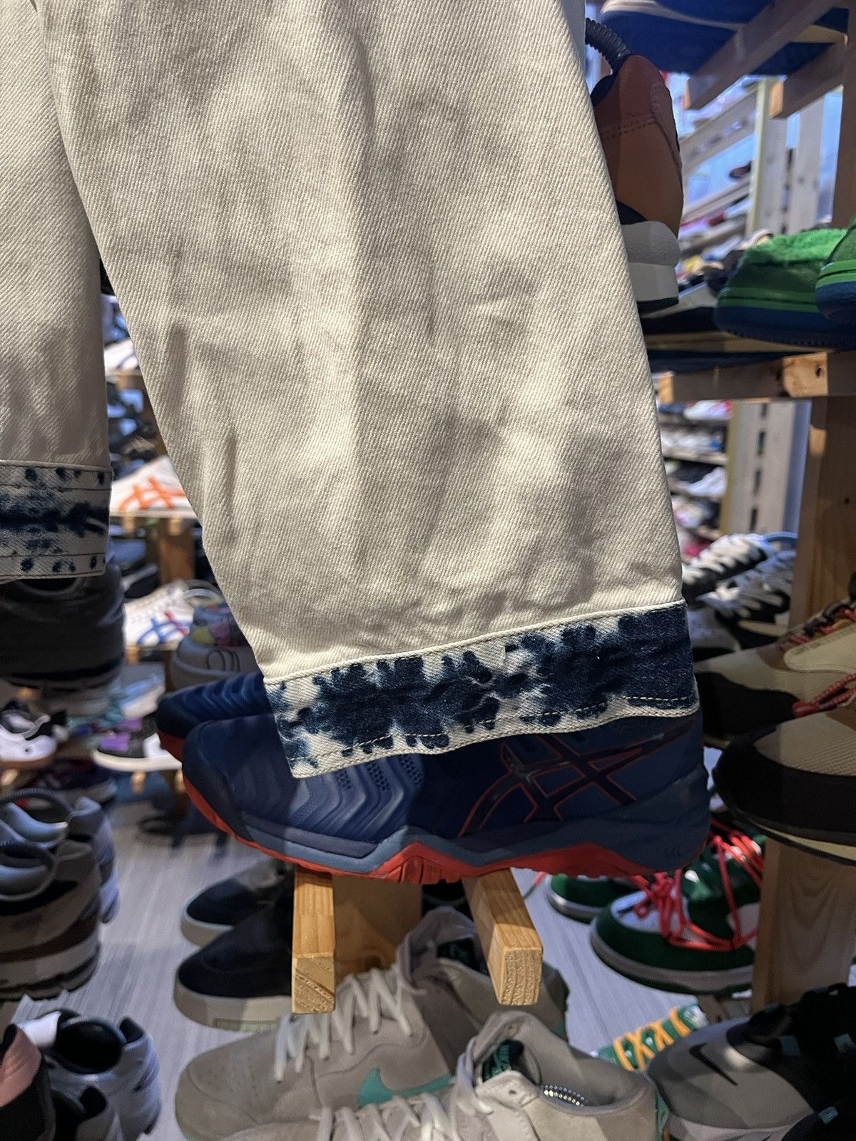 Marithe + Francois Girbaud × Vintage Le Jean De Marithe Francois Girbaud Gradient white denim Size US XXL / EU 58 / 5 - 3 Thumbnail