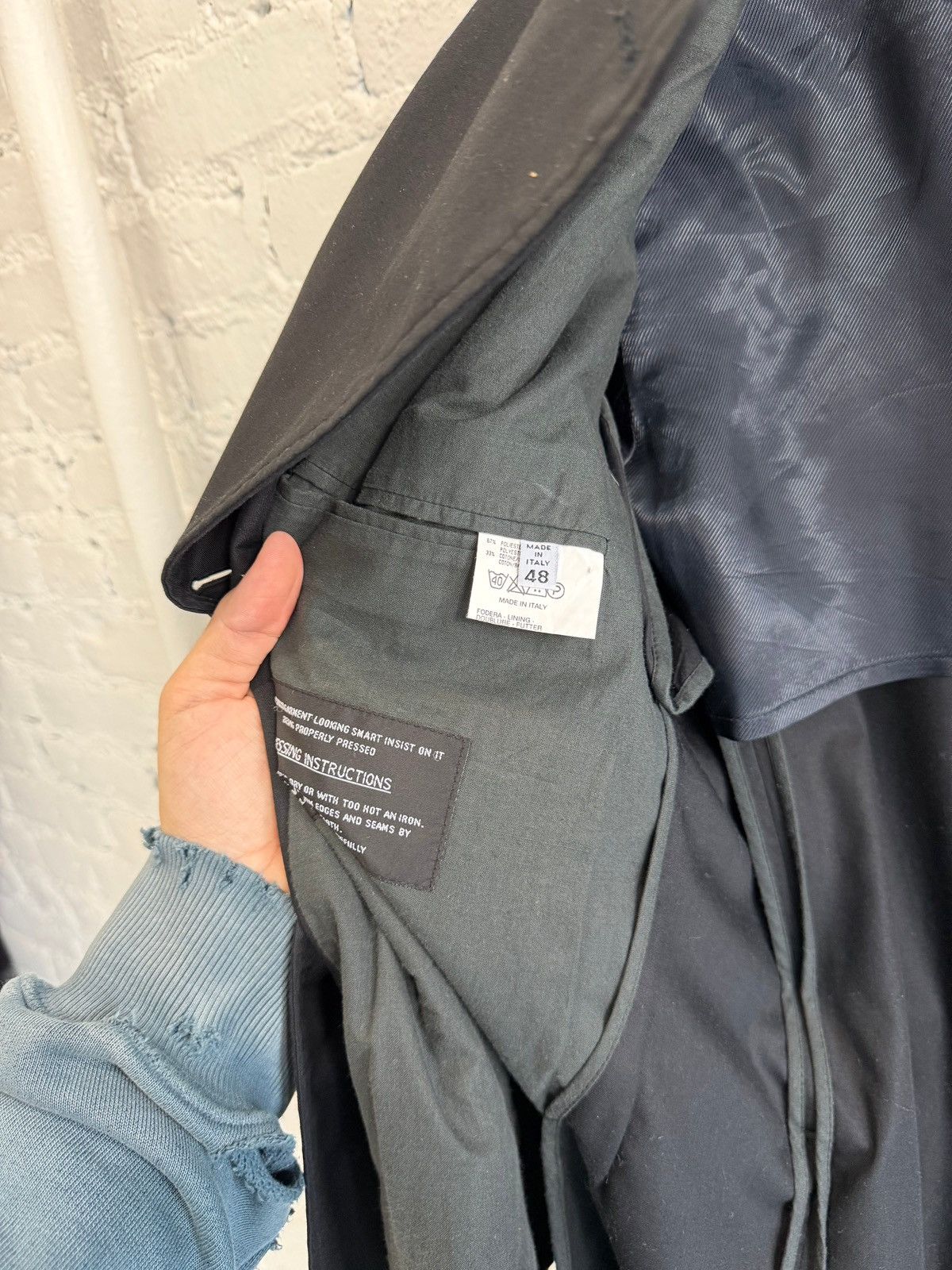 Maison Margiela MAISON MARTIN MARGIELA DOUBLE BREASTED FULL LENGTH COAT Size US M / EU 48-50 / 2 - 5 Thumbnail
