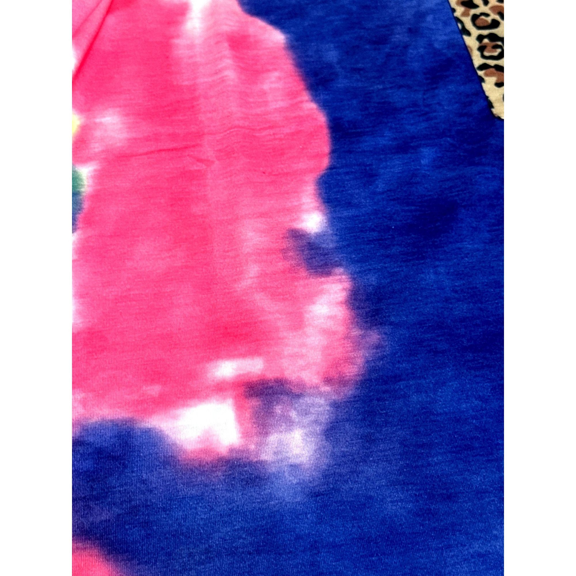 Other CCC Colorful Tie Dye Tank Top Leopard Print Chest Pocket Sle Size S / US 4 / IT 40 - 10 Thumbnail