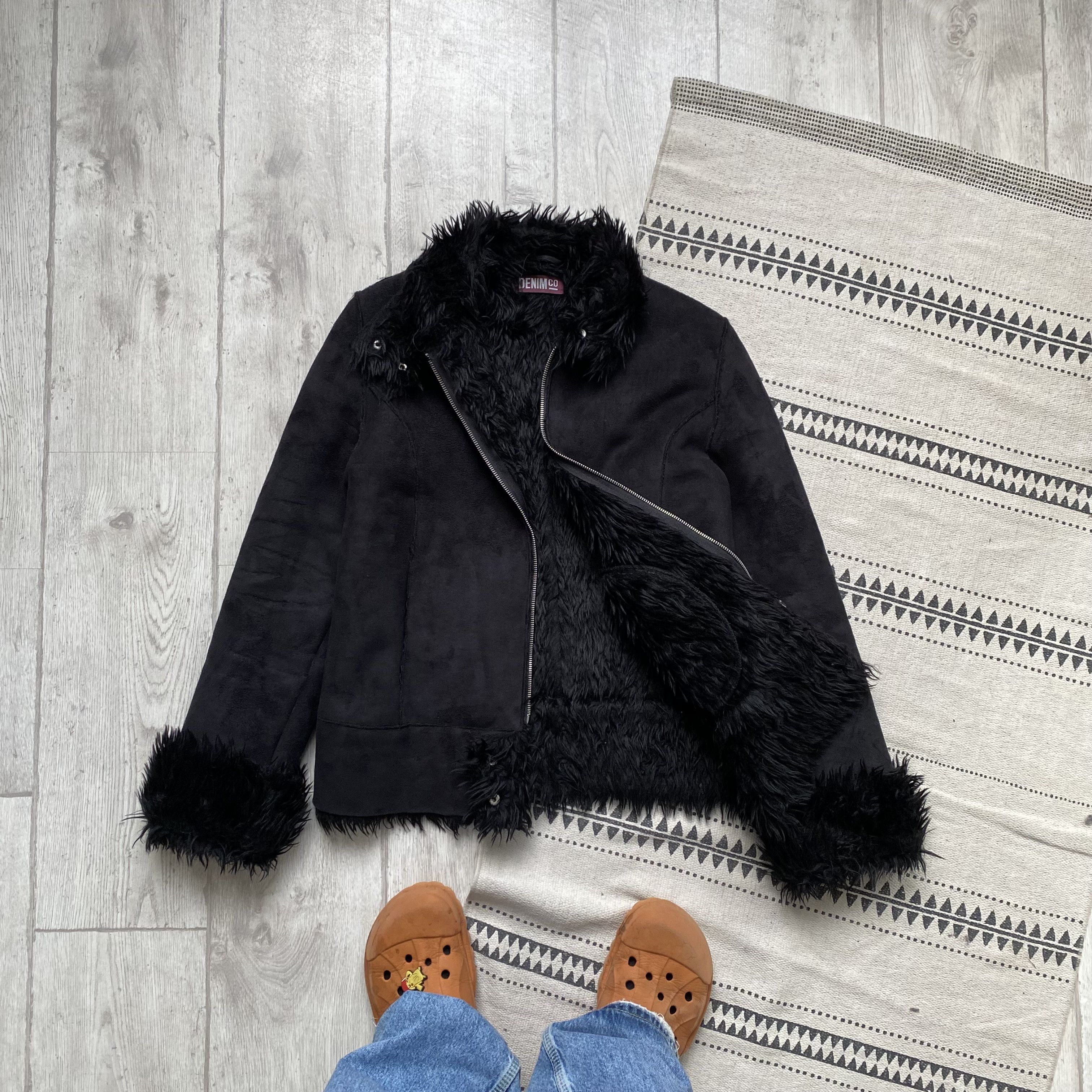 If Six Was Nine Avant-garde Vintage Shepkins Faux fur jacket Y2K Size M / US 6-8 / IT 42-44 - 11 Thumbnail