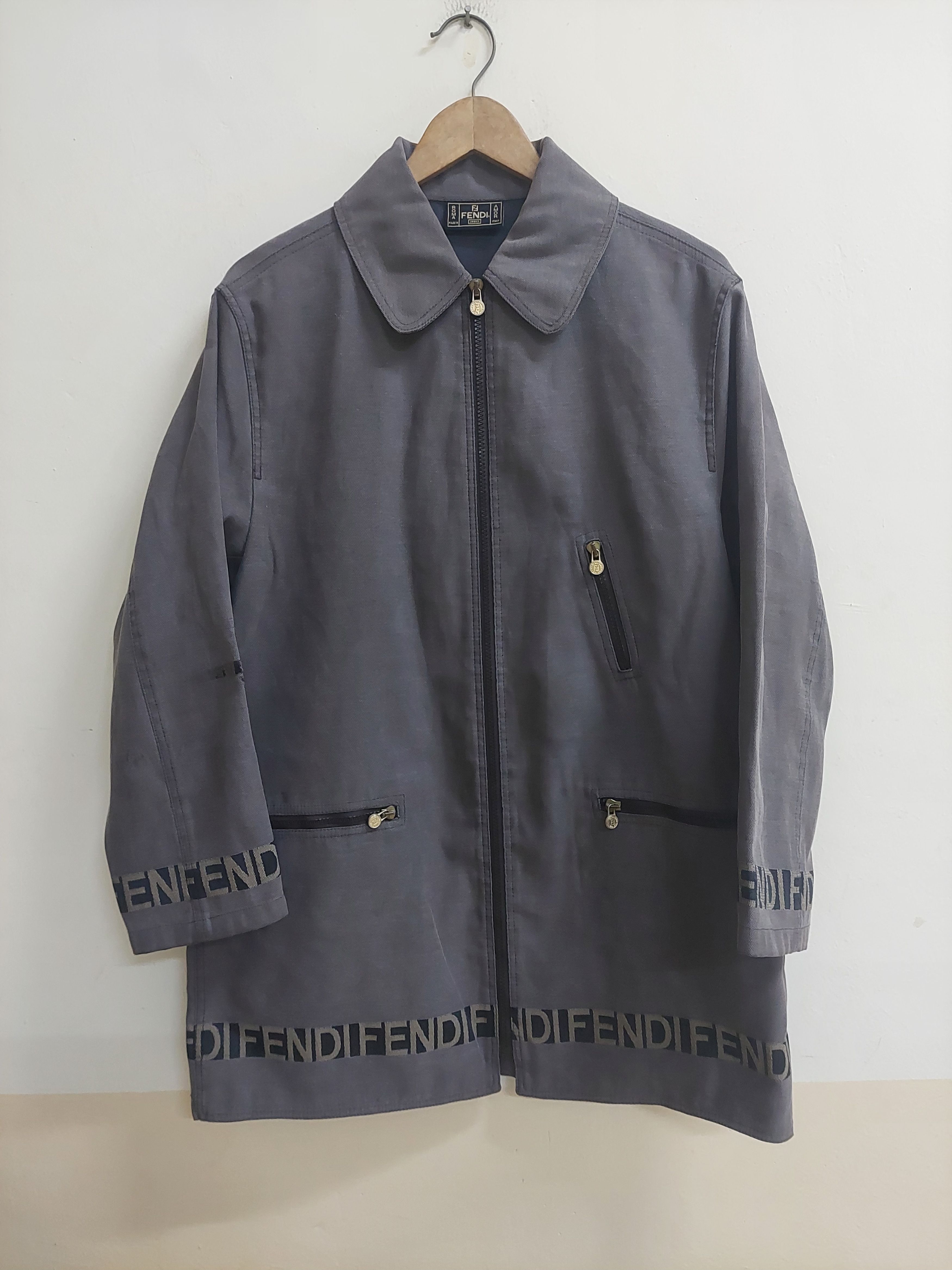 Fendi Vintage Fendi Roma Mid Lenght Jacket Size US M / EU 48-50 / 2 - 1 Thumbnail