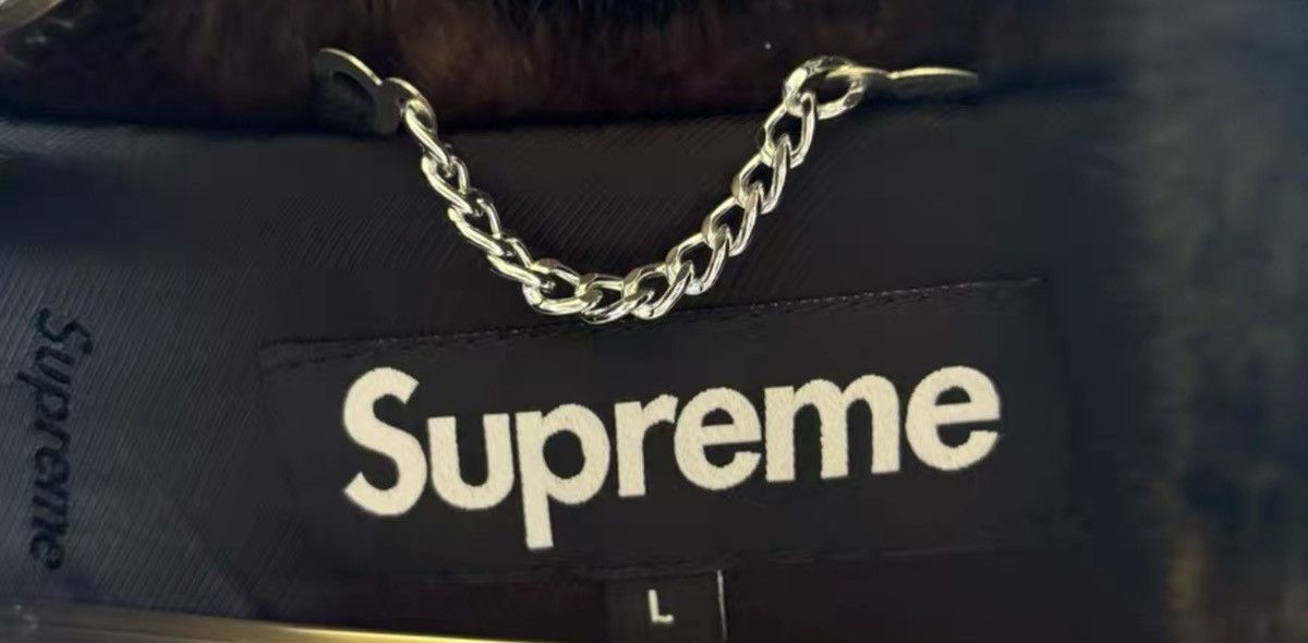 Supreme Supreme Faux Fur repeater bomber Brown Size US L / EU 52-54 / 3 - 3 Thumbnail