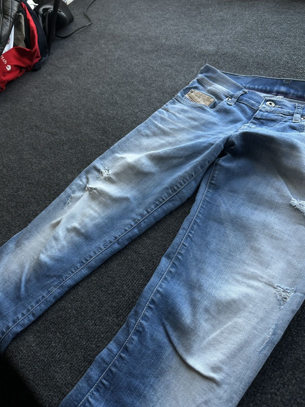 Diesel 🚨 OPIUM DIESEL WOMEN DENIM JEANS AVANT GARDE OPIUM Size 28" / US 6 / IT 42 - 4 Thumbnail