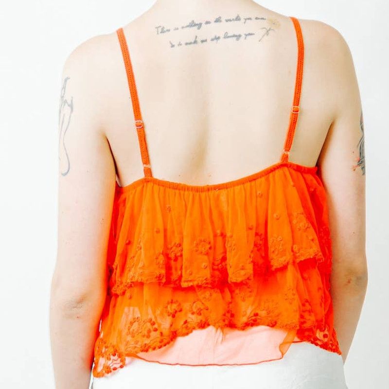 Free People Free People Lace Layered Halter Top - Large Size L / US 10 / IT 46 - 6 Thumbnail