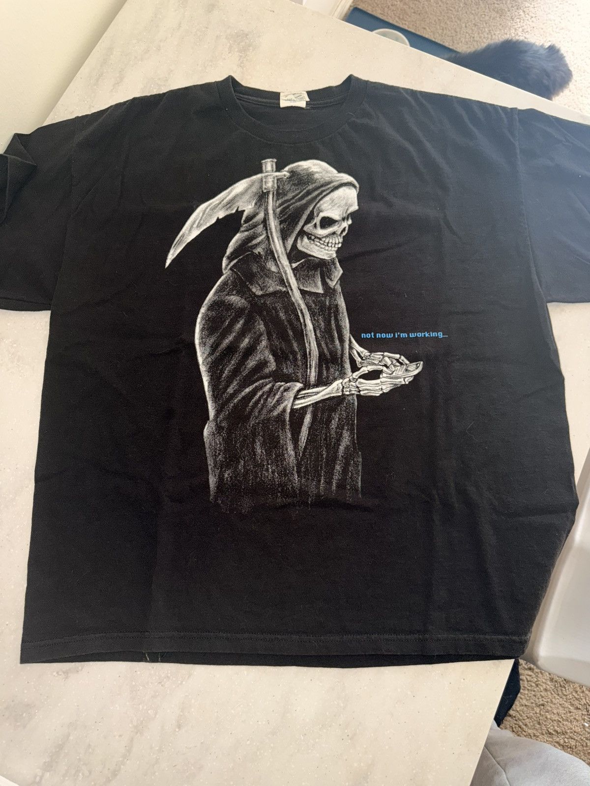 Delta Vintage Grim Reaper tee Size US XL / EU 56 / 4 - 1 Thumbnail