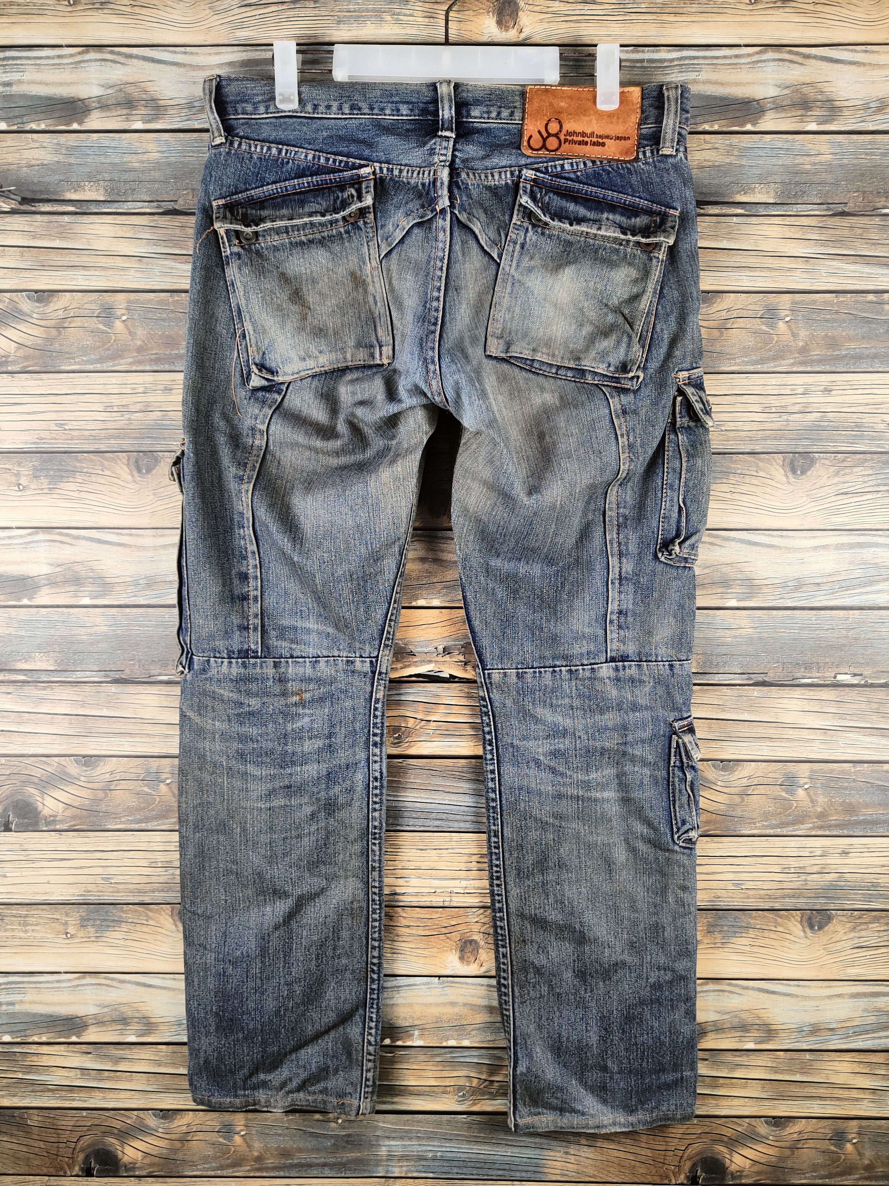 Johnbull DL Johnbull Blue Distressed Ripped Jeans #46-896 Size US 33 - 7 Thumbnail