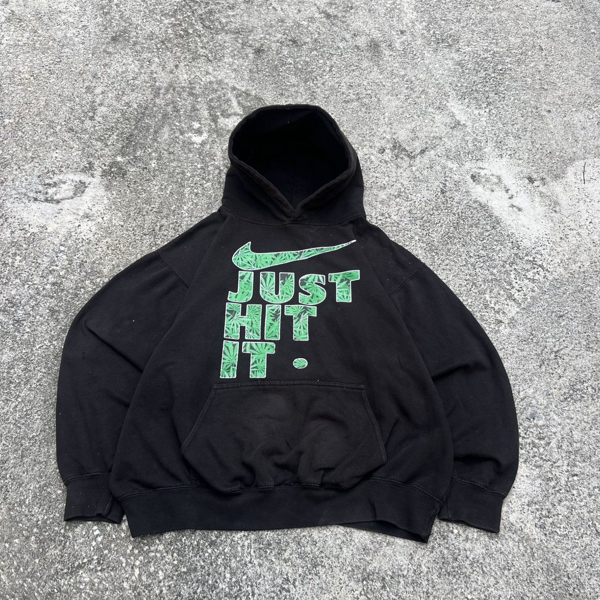 Other "JUST HIT IT" WEED PRINT PARODY HOODIE Size US L / EU 52-54 / 3 - 2 Thumbnail