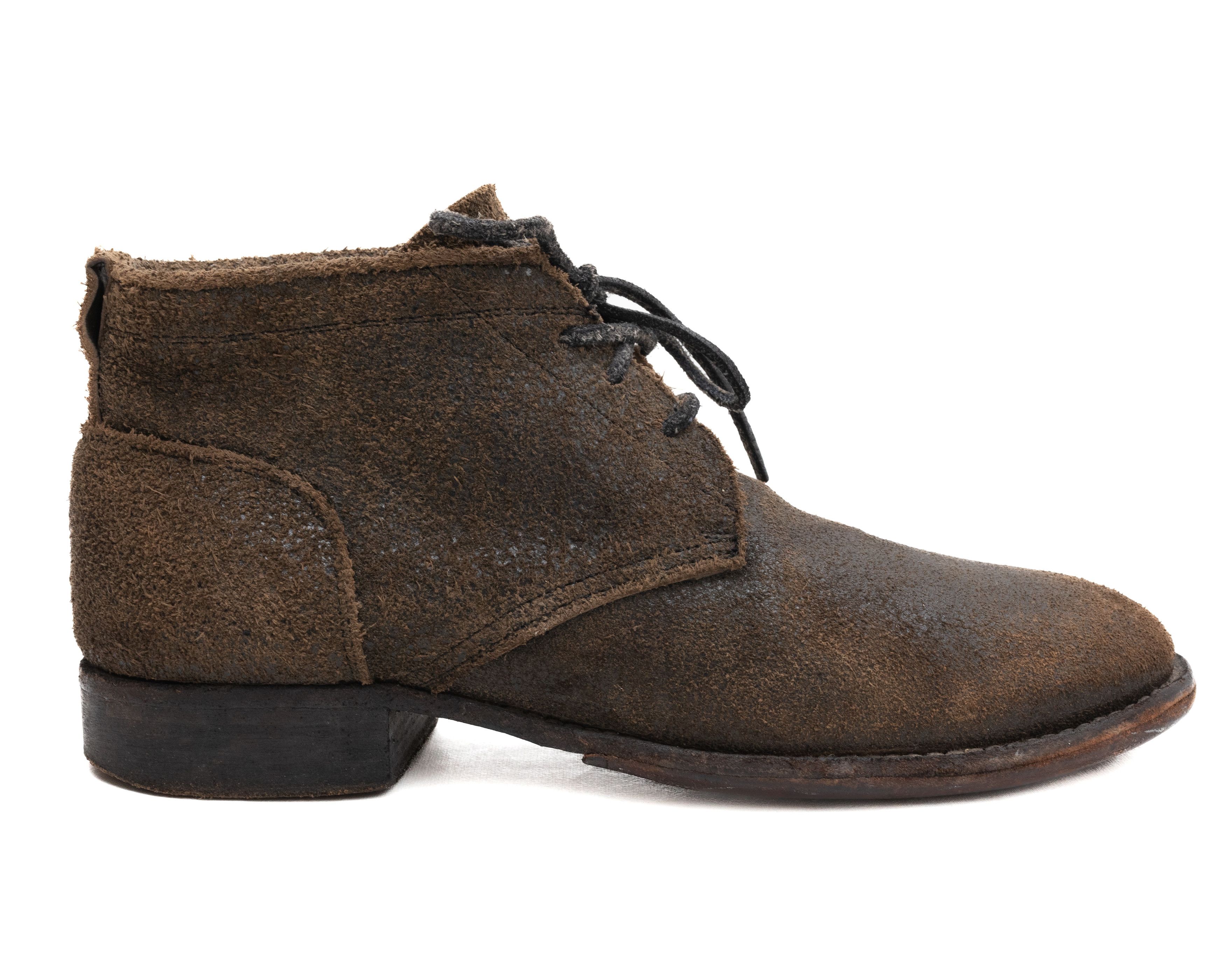 10sei0otto *No Tariff* DIECISEIZEROOTTO Reversed Leather Ankle Boots Size US 7 / IT 37 - 3 Thumbnail