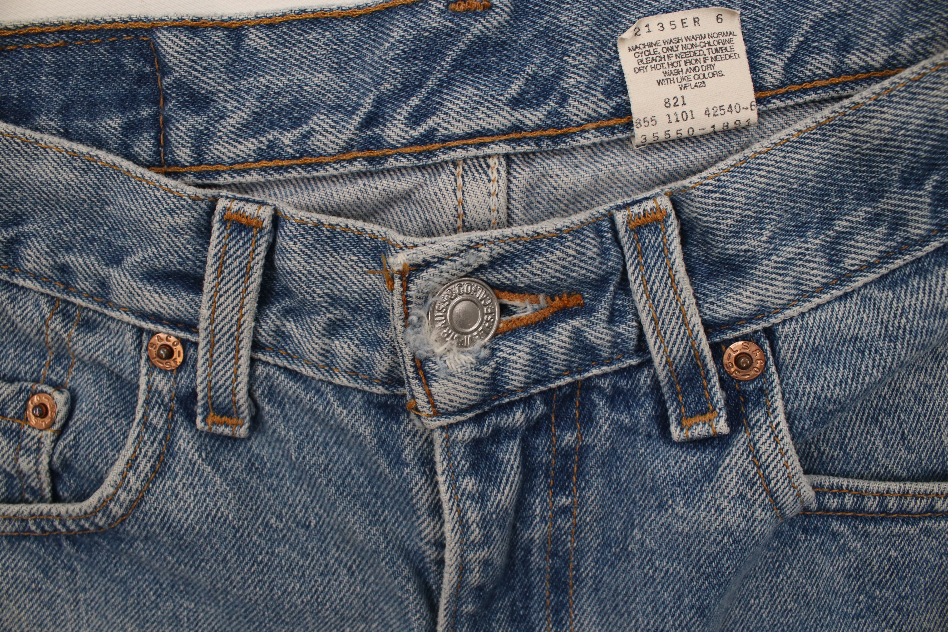 Levi's Vintage Y2K 2001 Levis 550 Fit Denim Jean Shorts Jorts Size US 32 / EU 48 - 6 Thumbnail