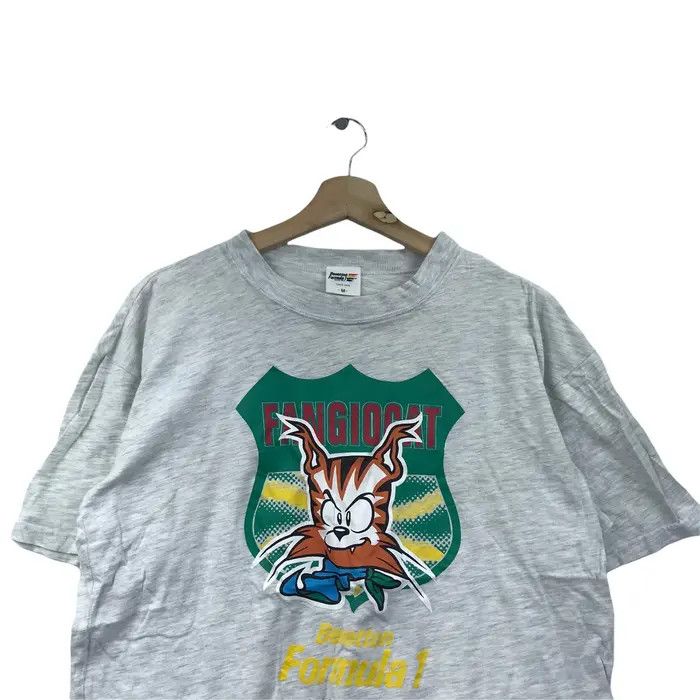 Benetton Vtg BENETTON FANGIO RACING Team Formula 1 Tee Shirt Juan Size US M / EU 48-50 / 2 - 2 Thumbnail