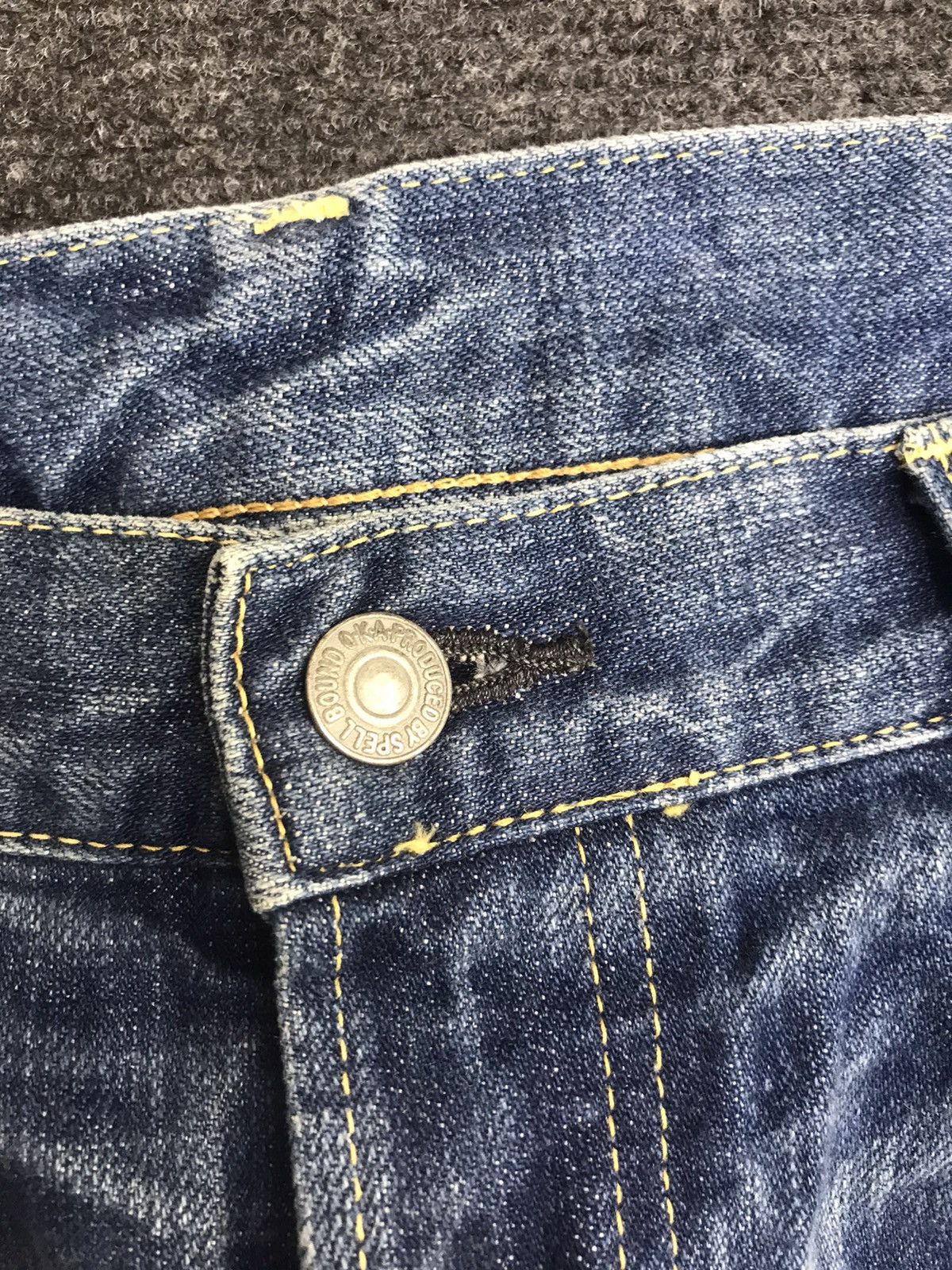 Japanese Brand × Spellbound SPELLBOUND Japan Patchwork Distressed Jeans Size US 35 - 11 Thumbnail
