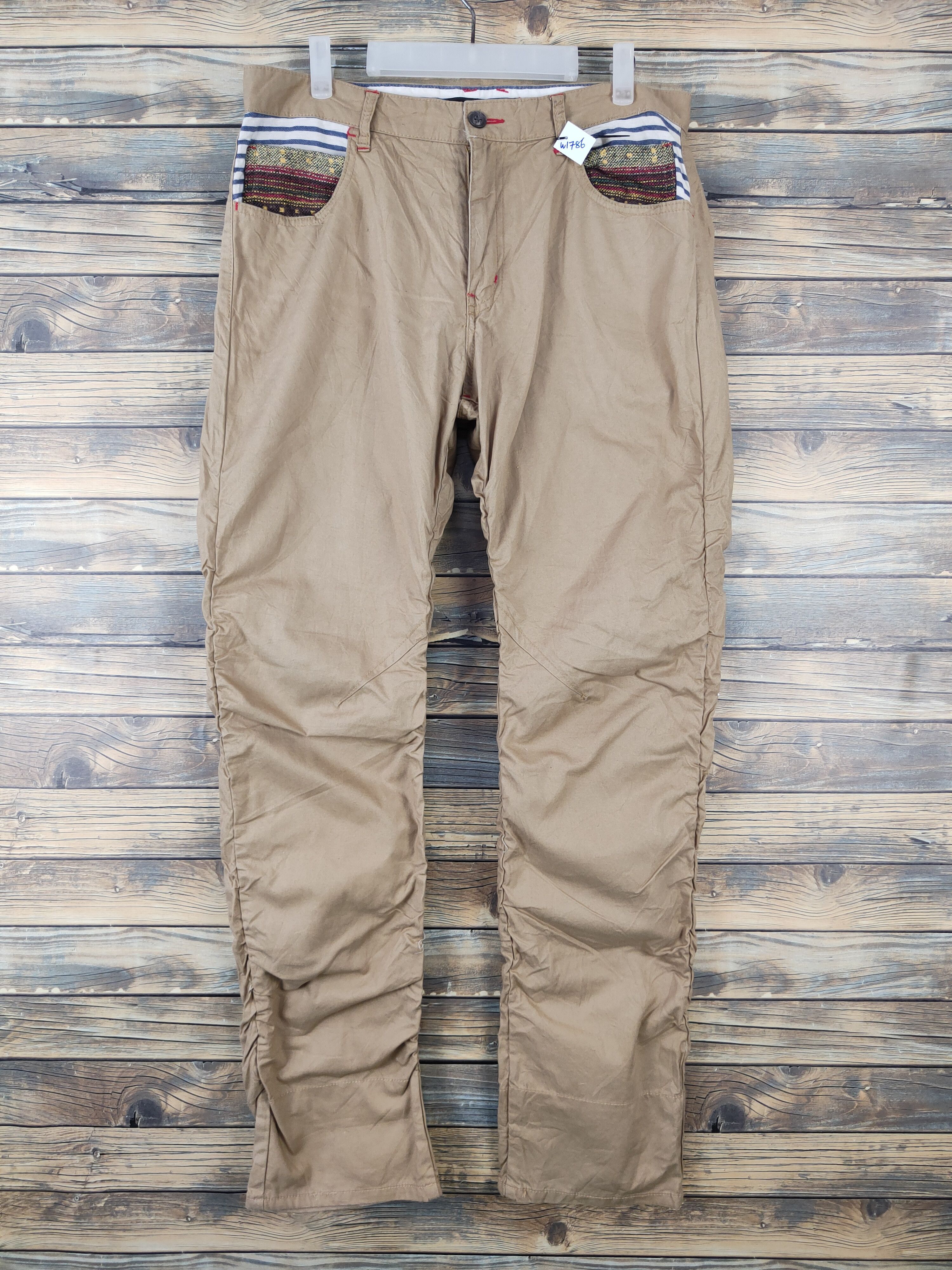 Japanese Brand Dominate Brown Multipocket Casual Pants #W1796 Size US 34 / EU 50 - 1 Thumbnail