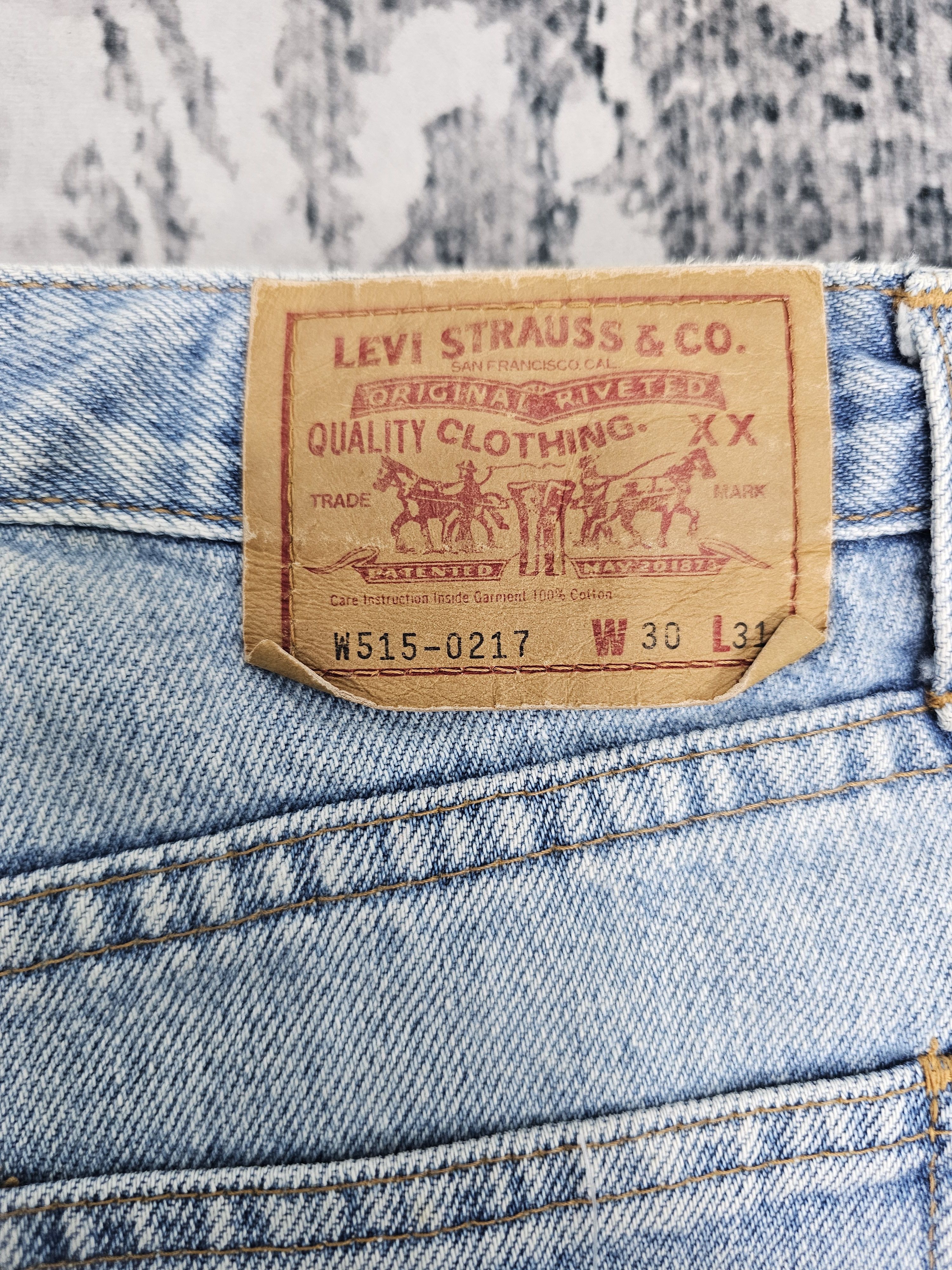 Levi's Vintage Clothing Vtg LEVIS W515 0227 Faded Light Blue High Rise Jeans L0559 Size US 26 / EU 42 - 10 Thumbnail