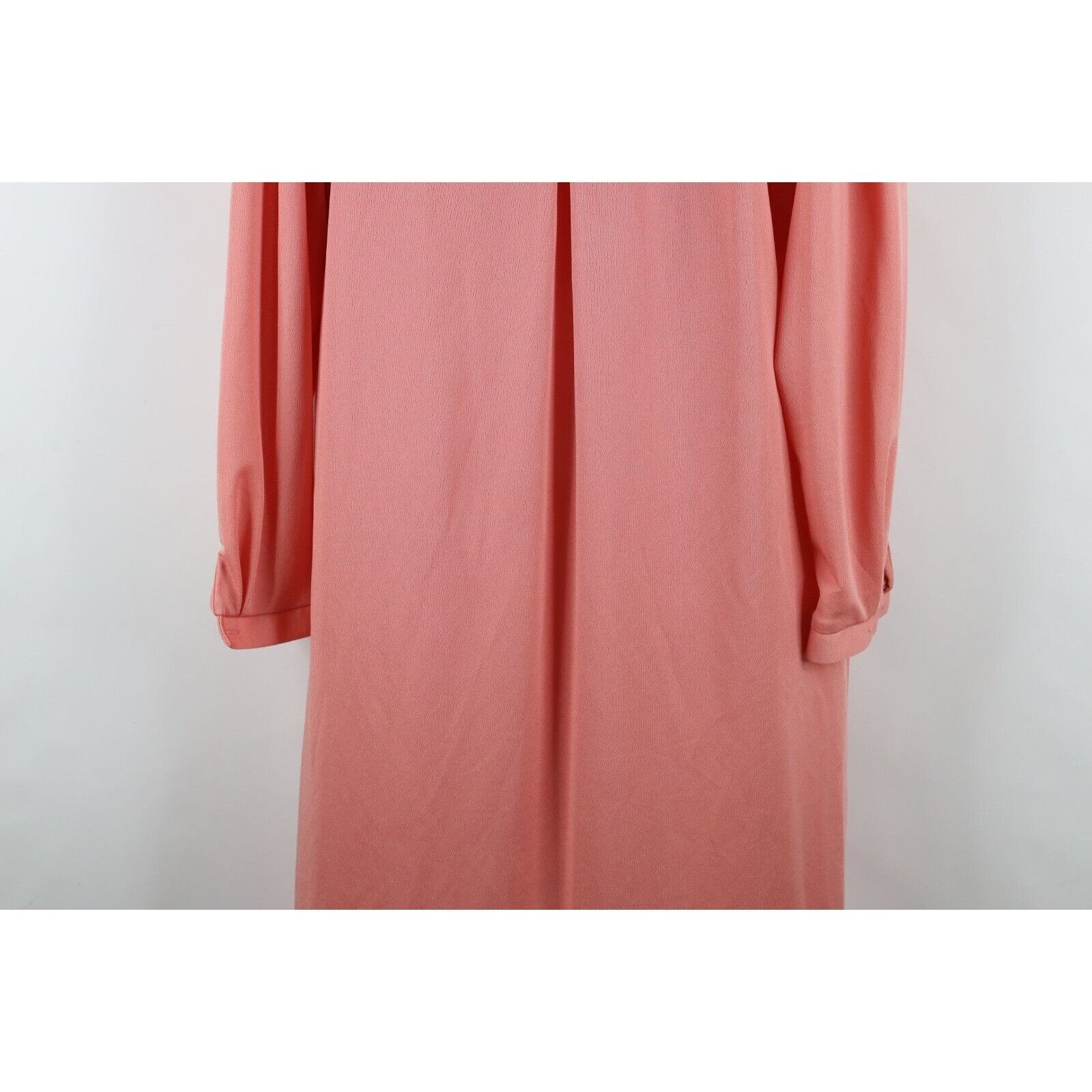 Vintage Vintage 90s Streetwear Ruffled Collar Knit Long Sleeve Dress Size XXL / US 16-18 / IT 52-54 - 3 Thumbnail