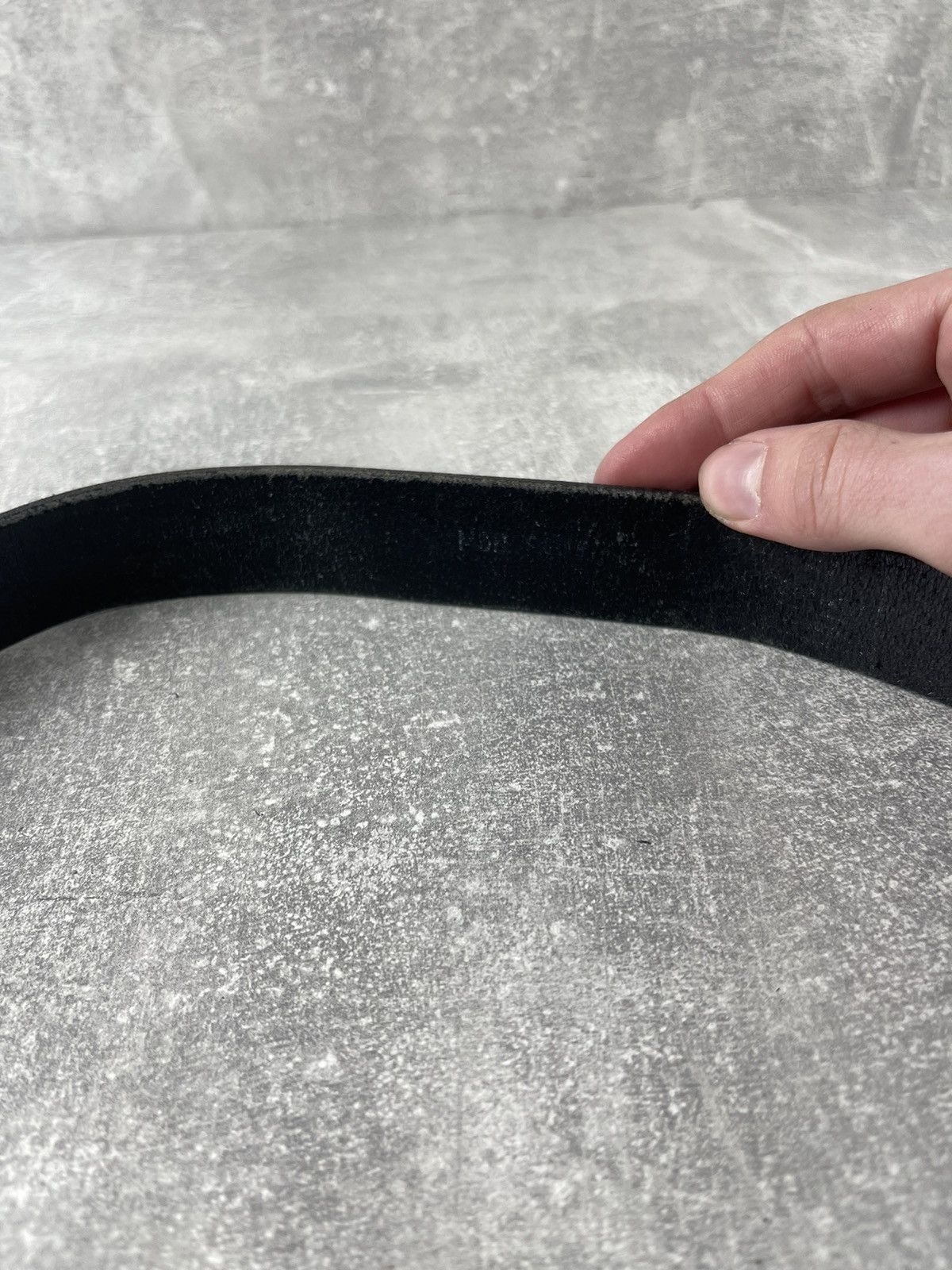 Diesel Diesel Vintage Leather Belt Black Minimalist Buckle 2000s Size ONE SIZE - 4 Thumbnail