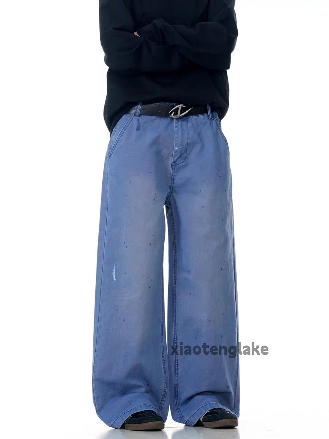 Designer × Japanese Brand × Vintage Washed faded loose baggy hiphop carp work pants Size US 28 / EU 44 - 4 Thumbnail