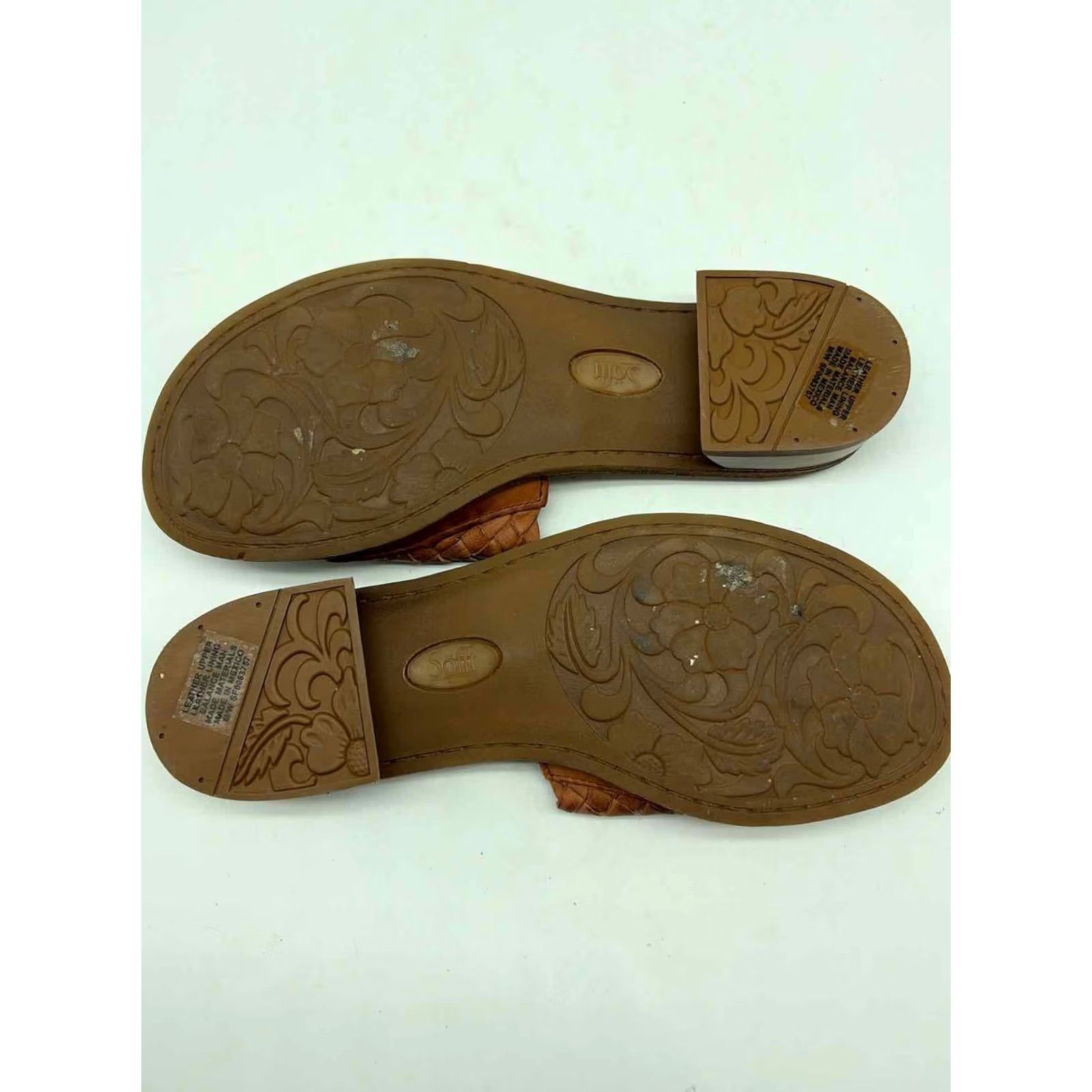 Vintage Sofft Tan Size 9 Slide Sandals Size US 9 / IT 39 - 6 Thumbnail