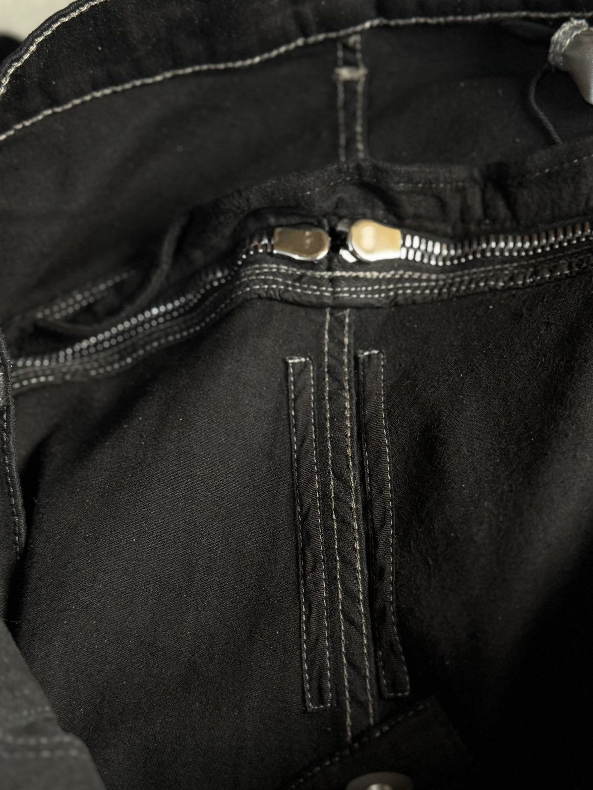 Rick Owens Drkshdw $1505 BOLAN BANANA JEANS FLARED SKINNY SLIM DENIM BOOT CUT Size US 34 / EU 50 - 11 Thumbnail