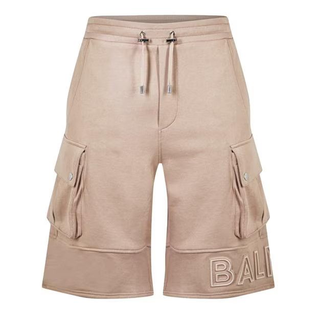 Image of Balmain O1G2R1Mq0324 Shorts In Beige, Men's (Size 30)