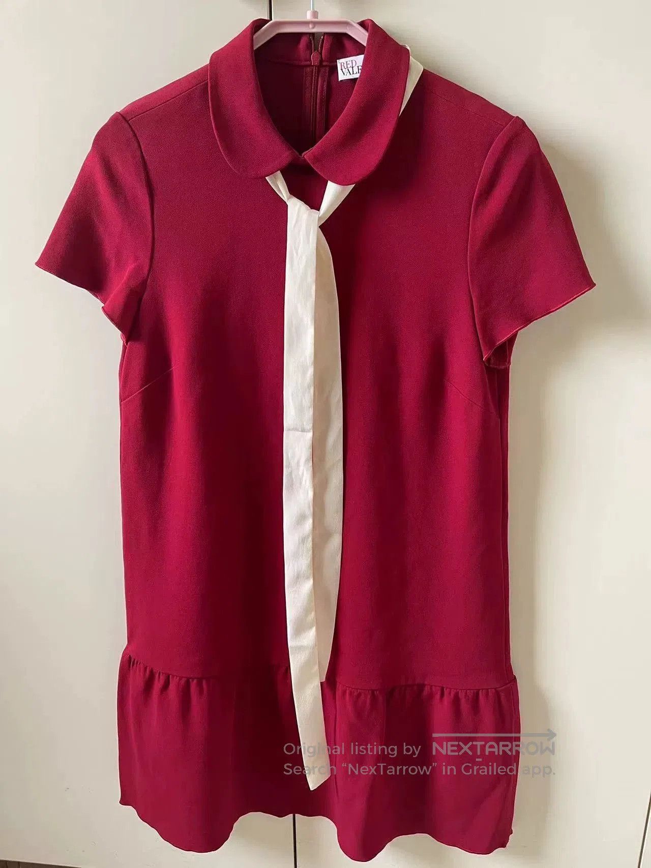 Valentino Valentino Women's Red Short-Sleeve Dress. Size US XS / EU 42 / 0 - 8 Thumbnail