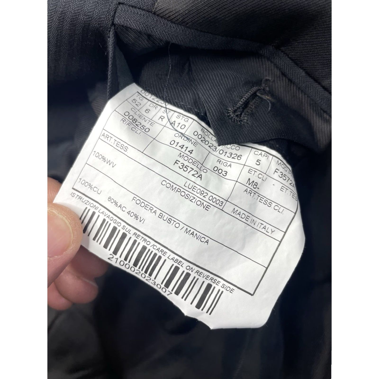 Boglioli Boglioli Blazer Jacket Wool 42R Black Striped Made In Italy Sports Men Regular Size Blazer Size 42R - 4 Thumbnail
